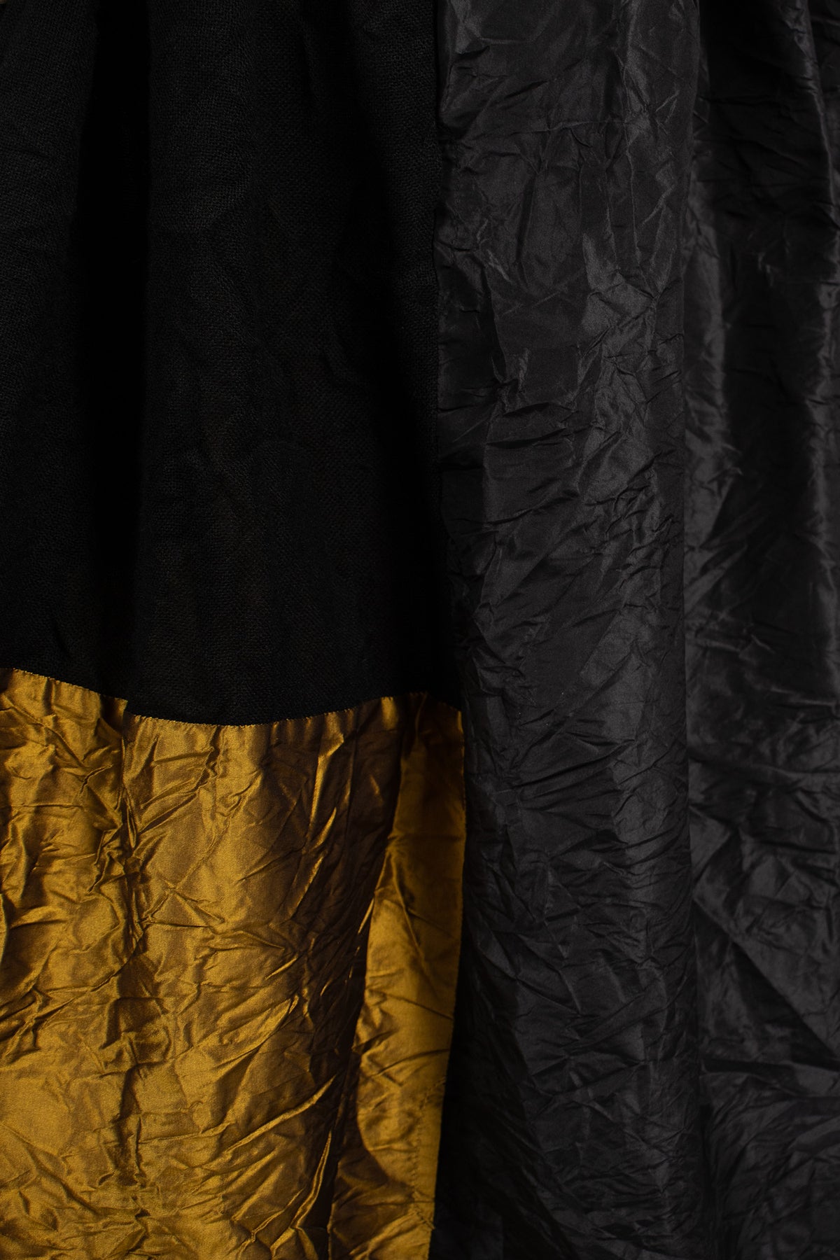 Newpride Patchwork Dress Black/Gold