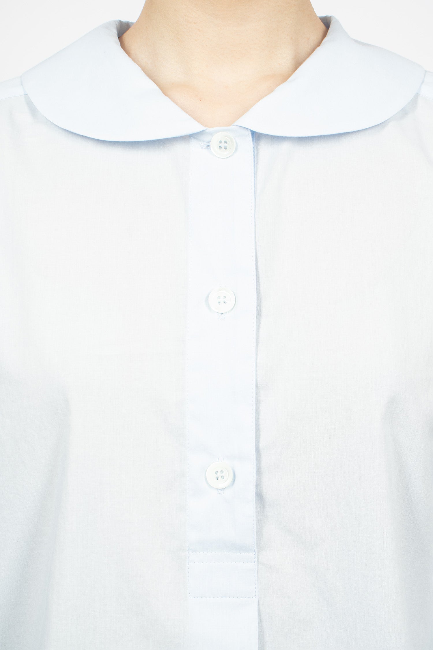 Petal Collar Shirt Pale Blue
