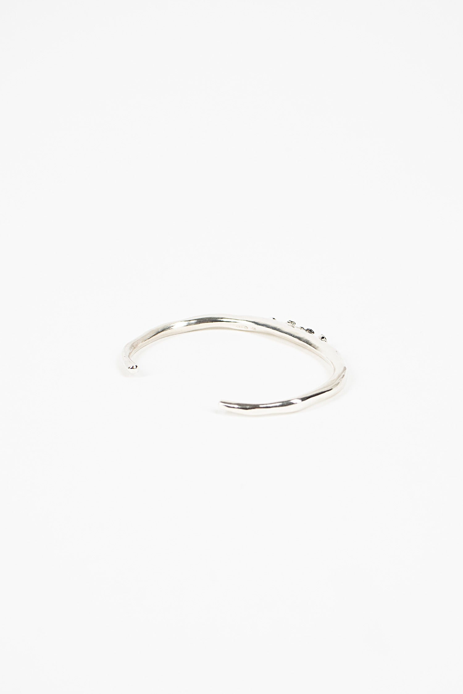 Basak Silver Bracelet Cognac Diamond/Ruby