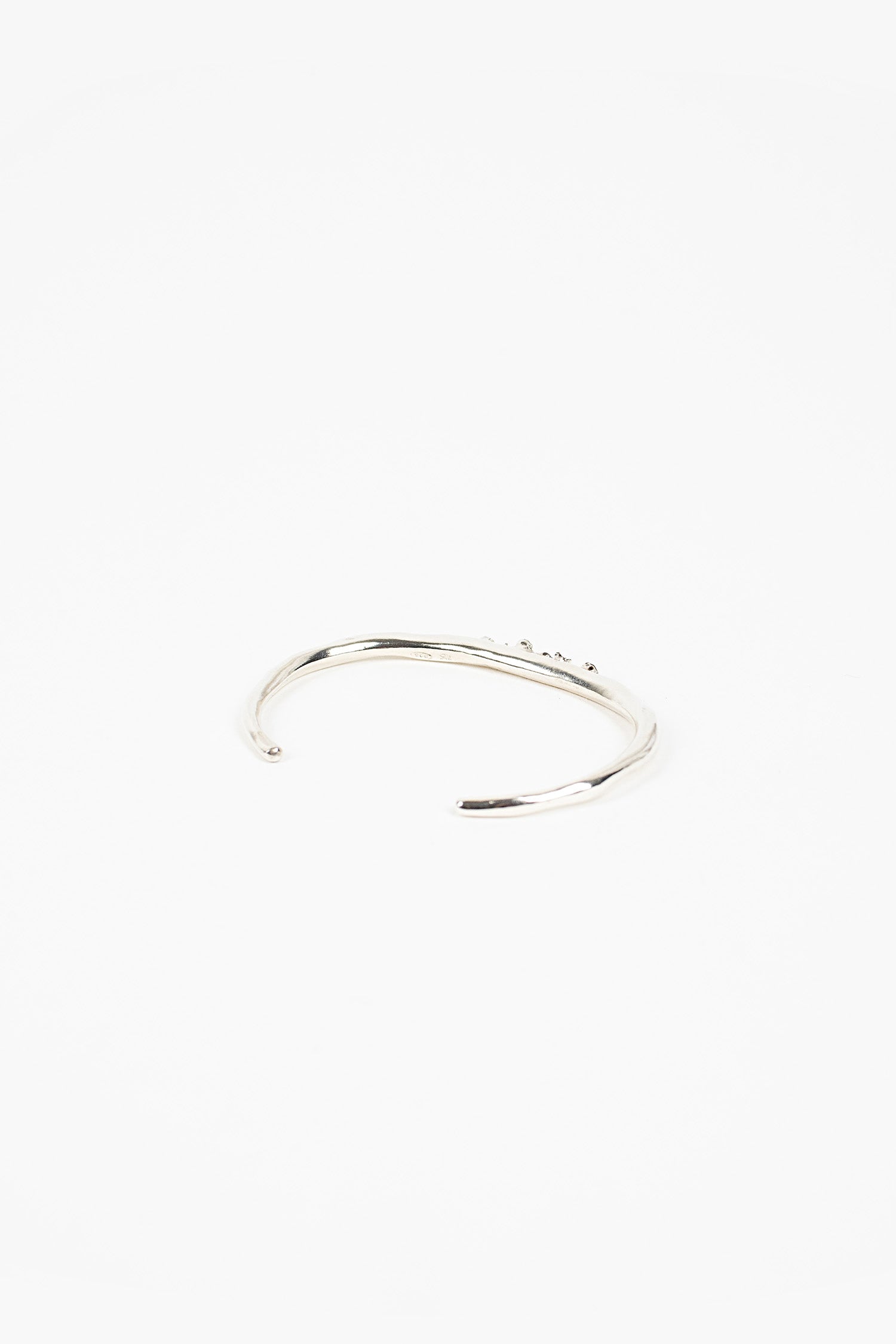 Basak Silver Bracelet Icy Grey Diamond