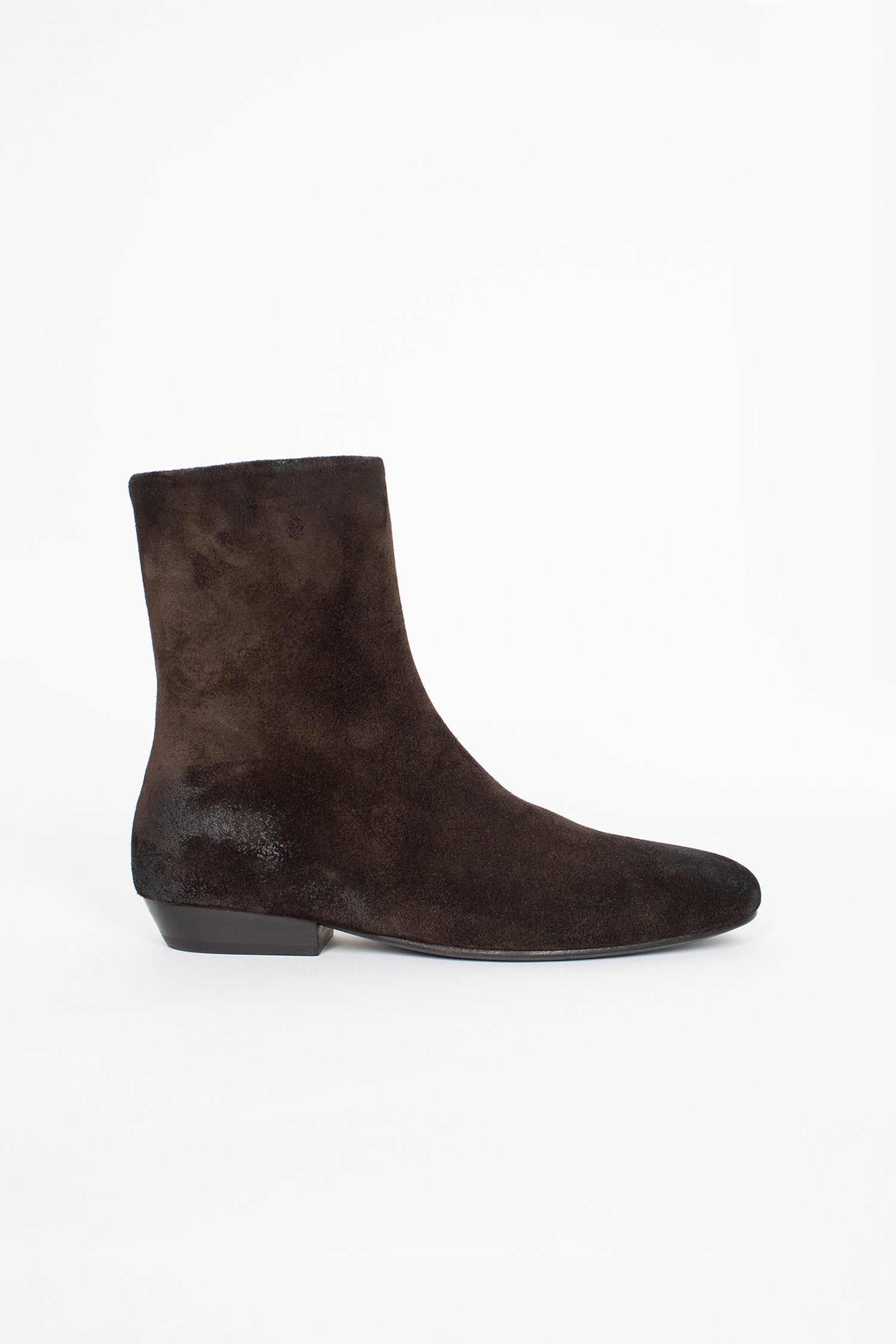Miniblocco Leather Ankle Boots Dark Brown