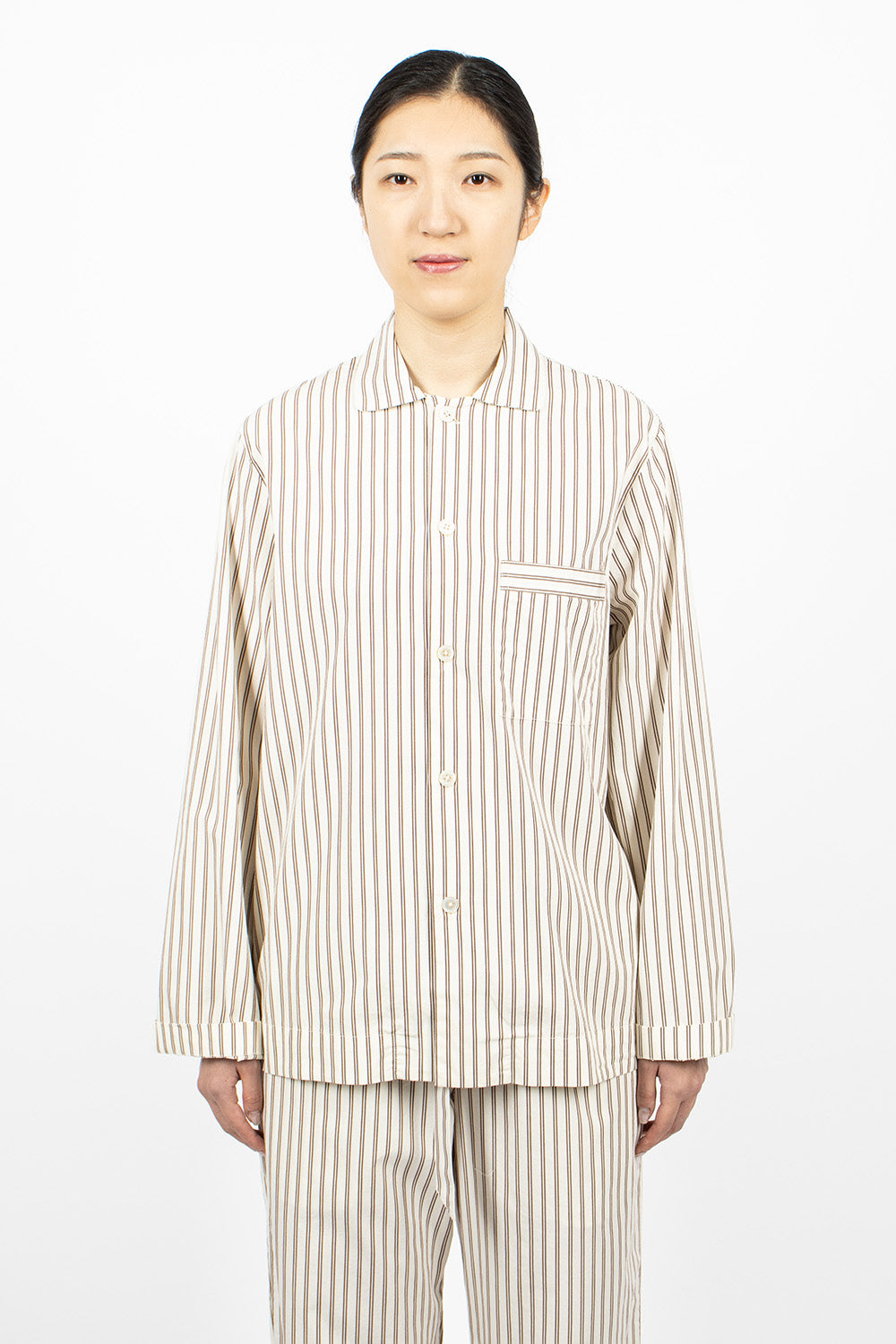Poplin Pyjama Shirt Hopper Stripes