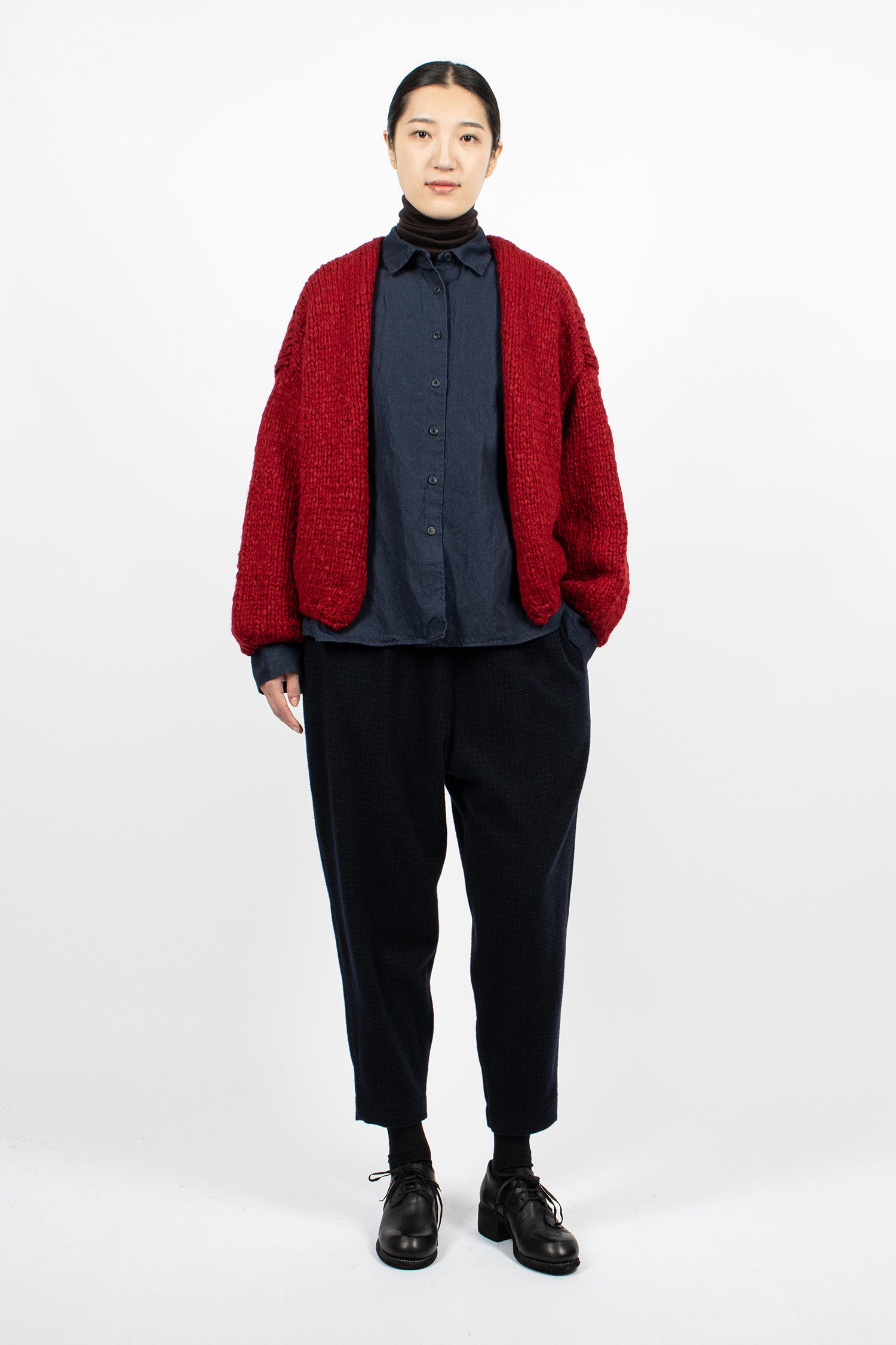 Short Cardigan Red/Red