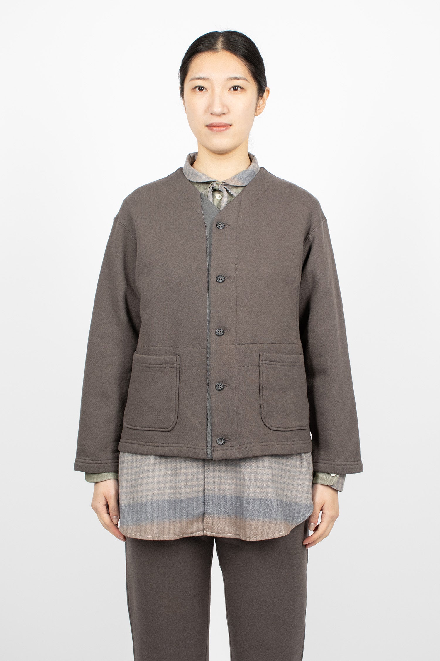 Knit Cardigan Graphite