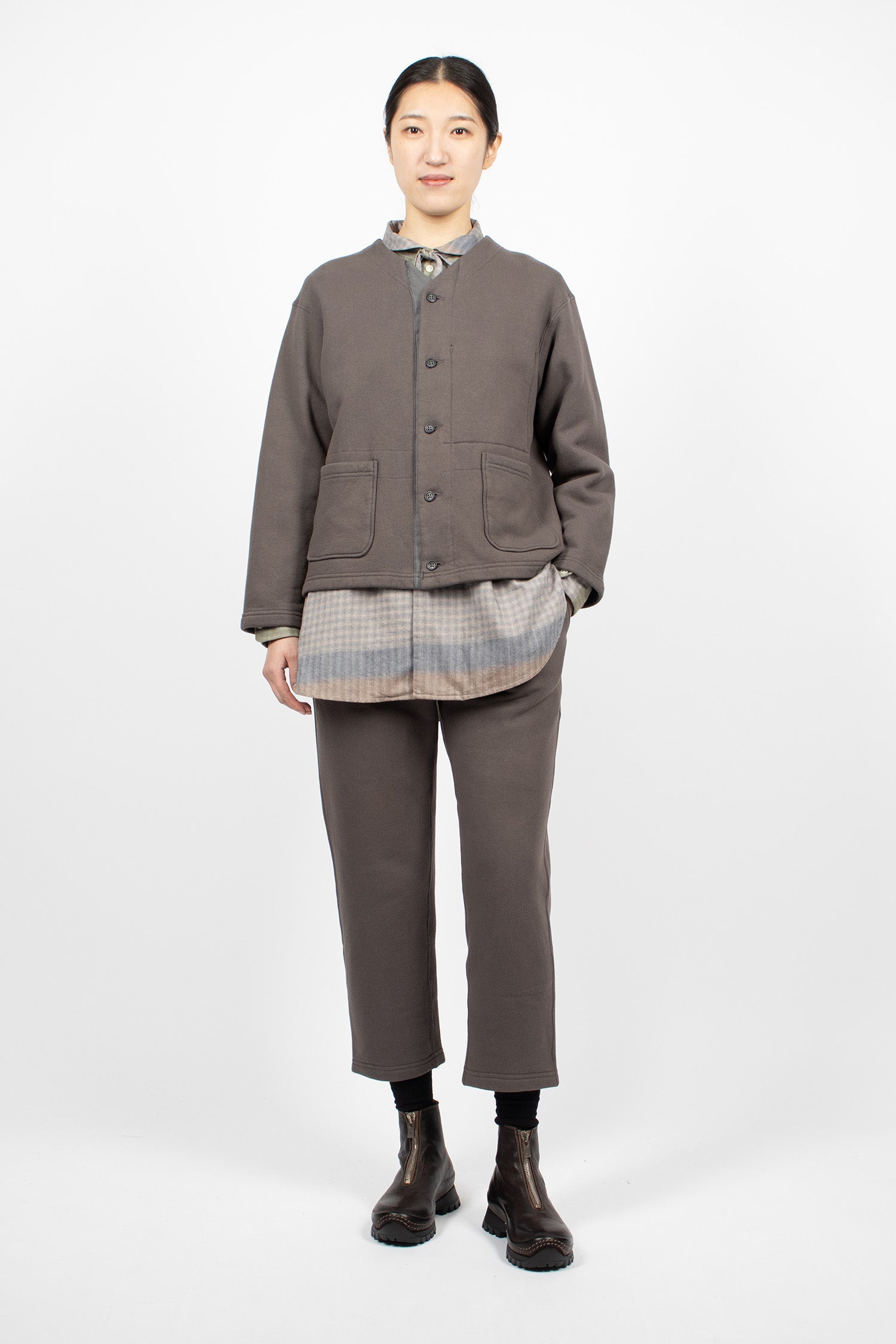 Knit Cardigan Graphite