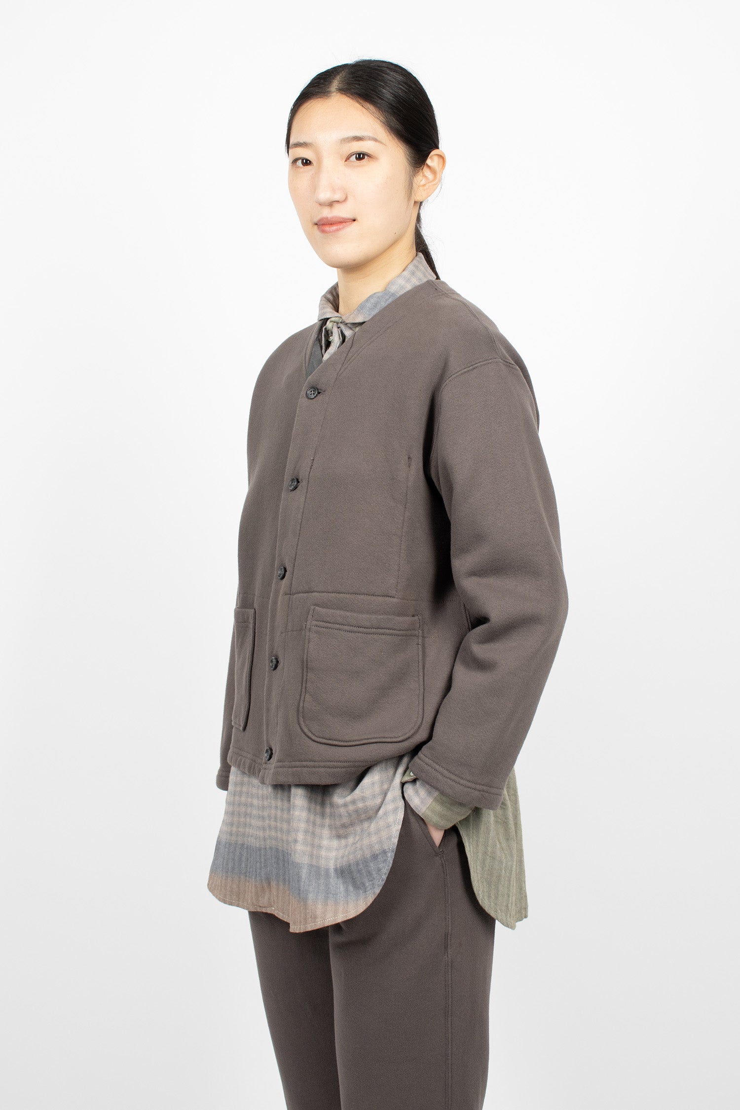 Knit Cardigan Graphite