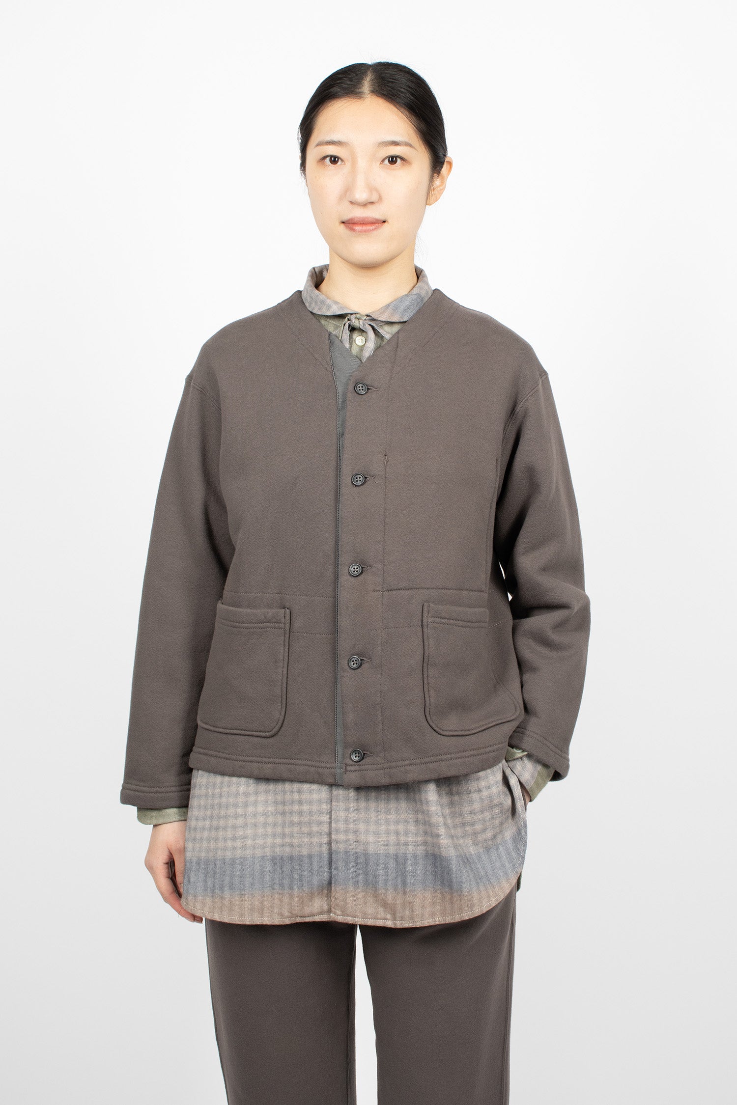 Knit Cardigan Graphite