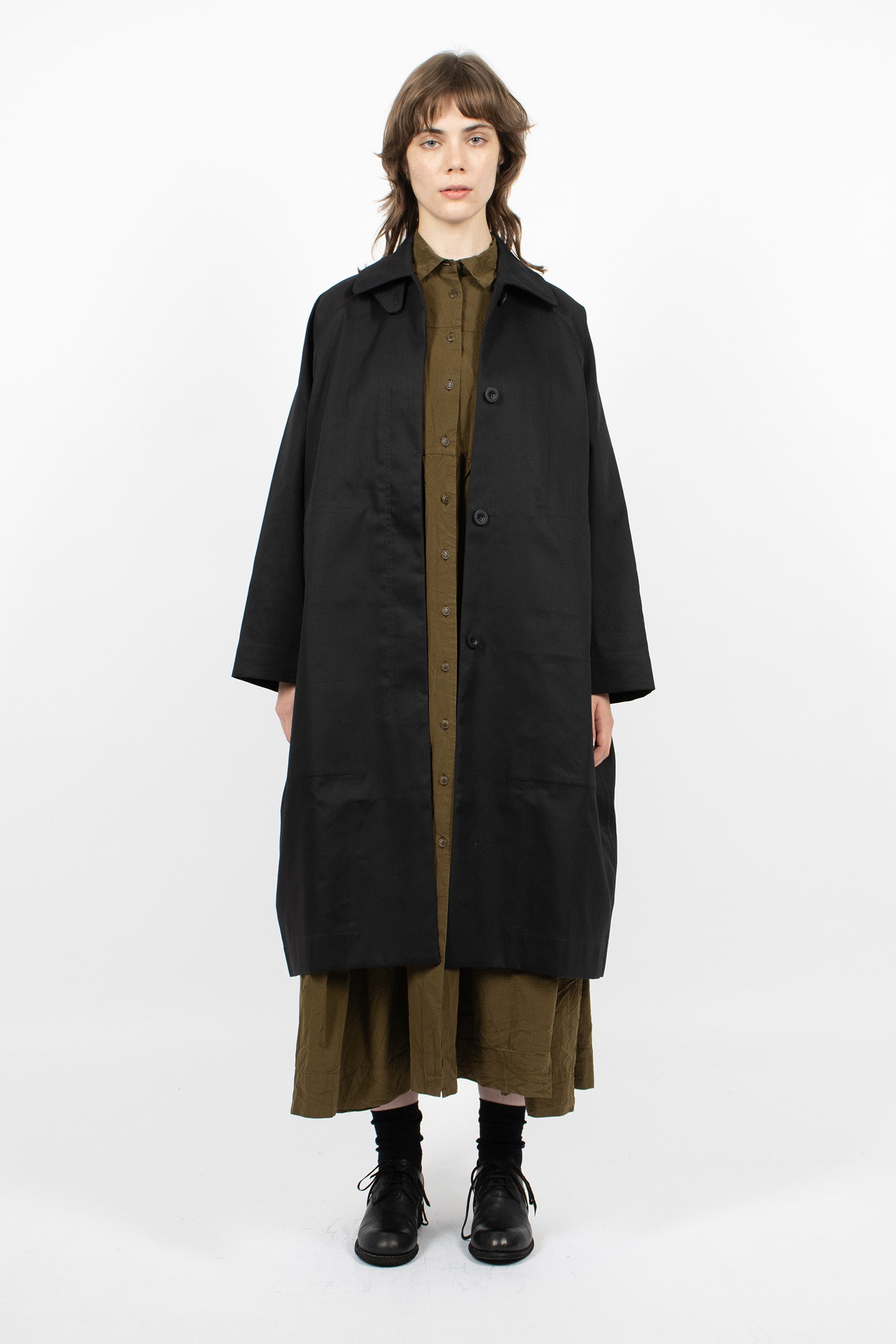Carlyle Trench Coat Black