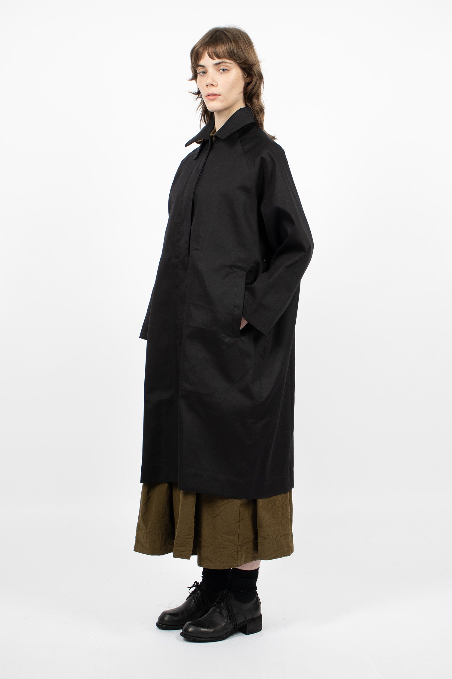 Carlyle Trench Coat Black