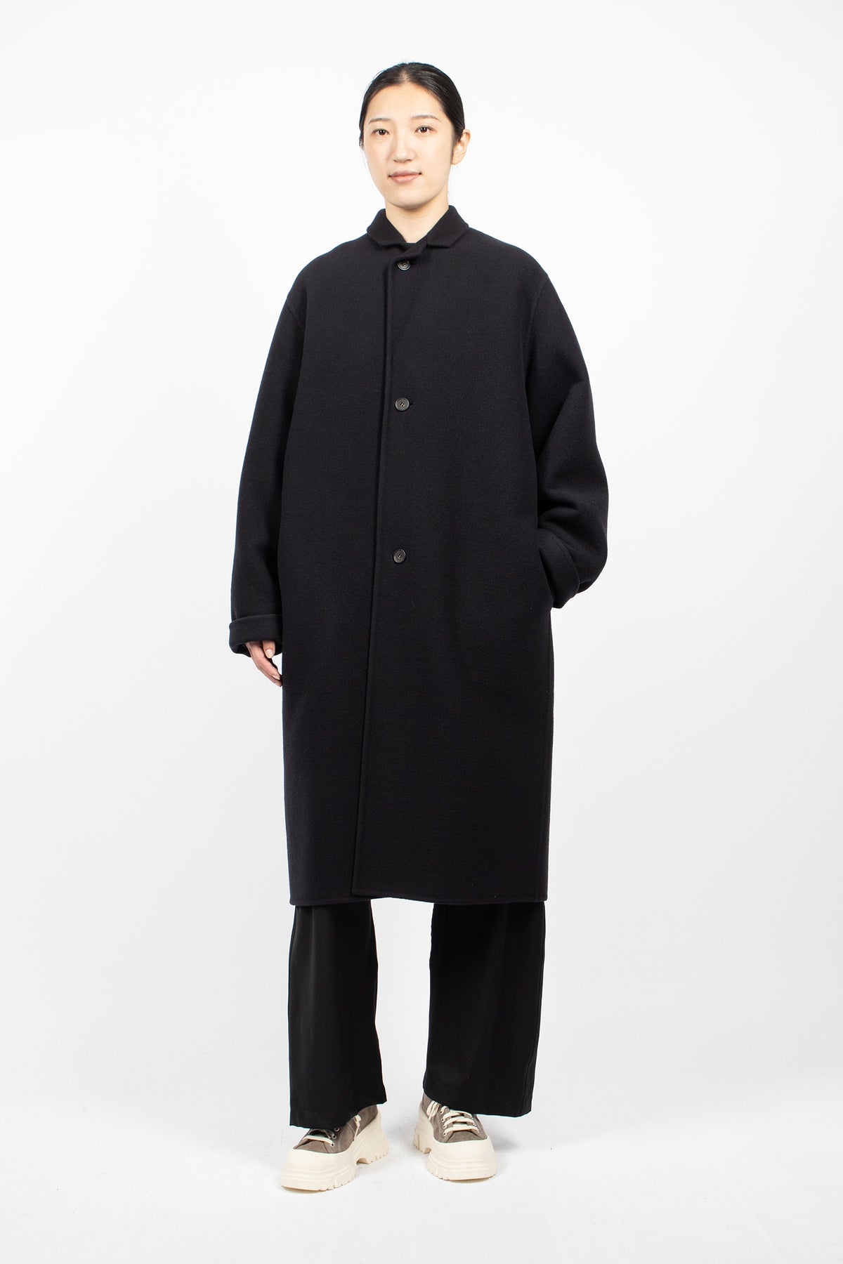 Cebu Wool Coat Midnight