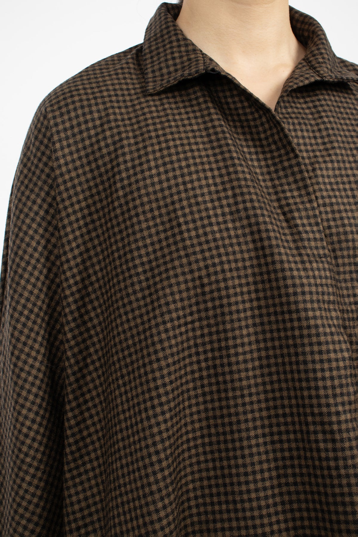 20.07.06 Wool Shirt Mix Brown 2