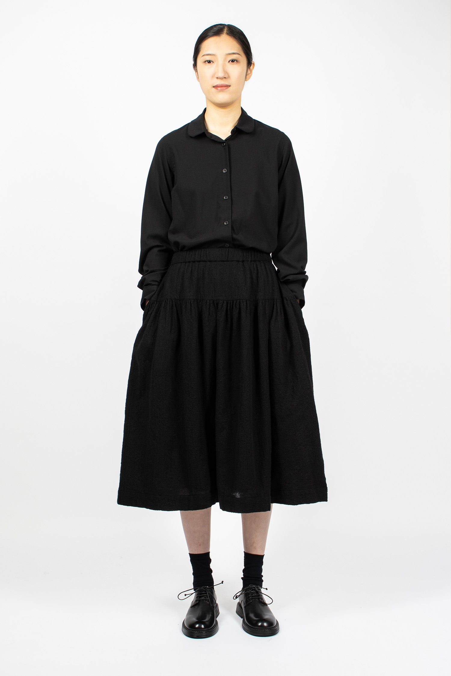 Chloe Shirt Wool Black