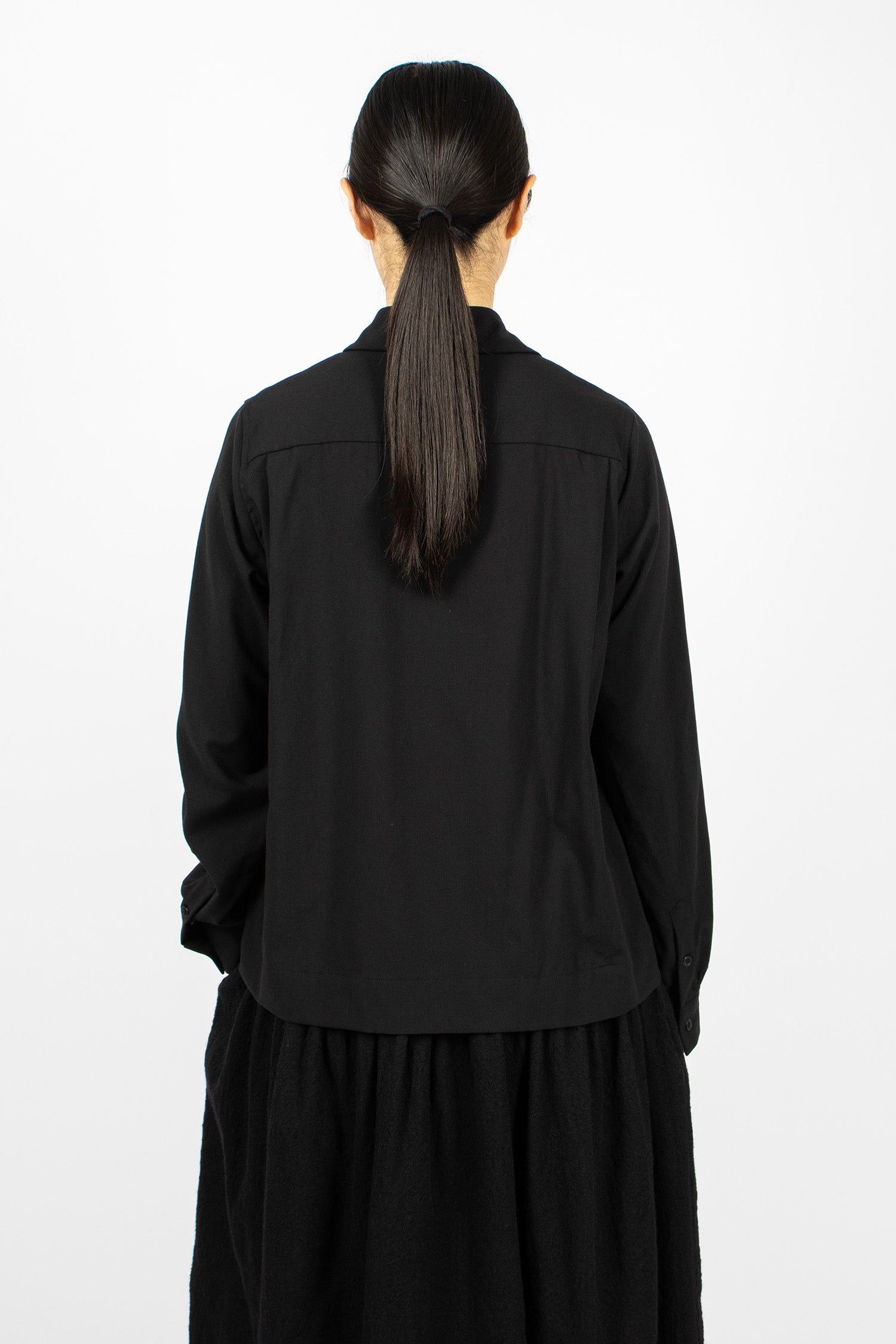 Chloe Shirt Wool Black