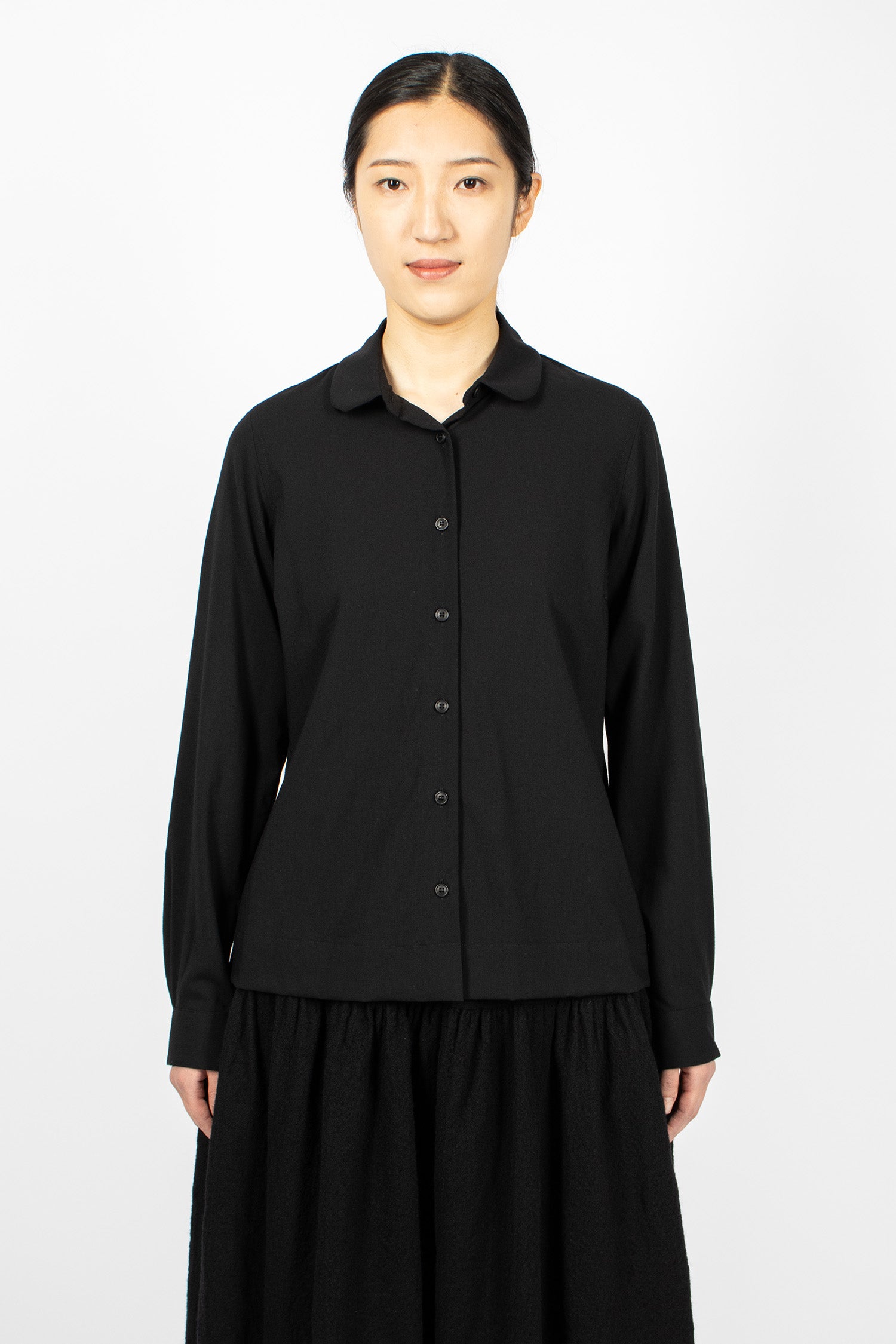 Chloe Shirt Wool Black