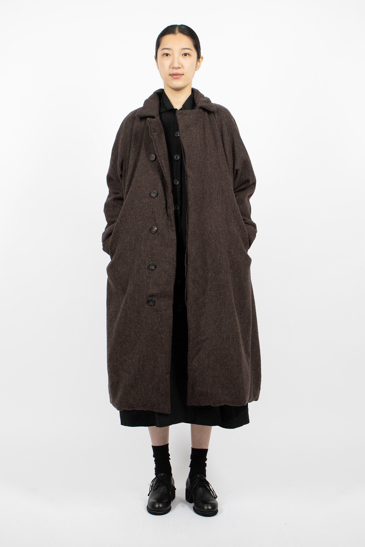 Tundra Tweed Coat Smoked Quartz