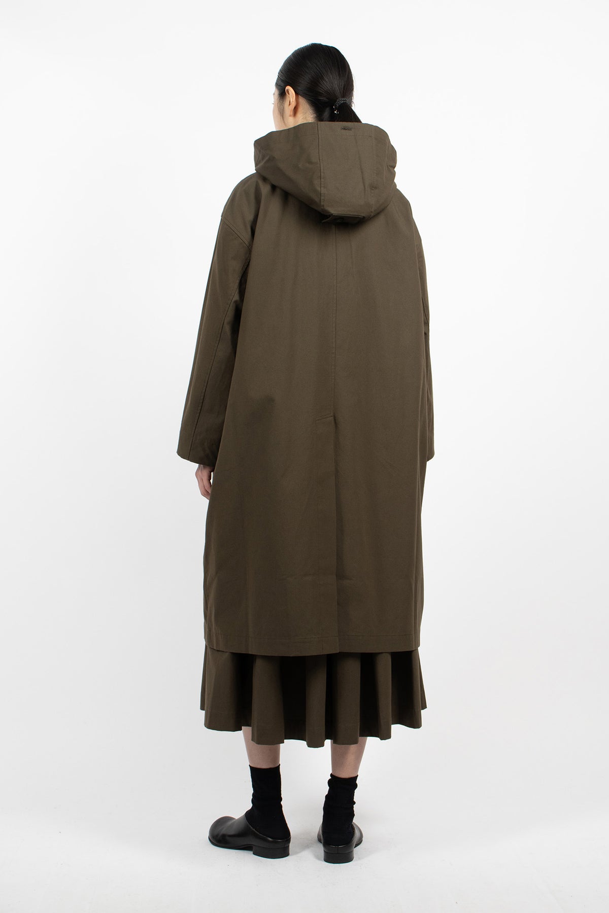 Matisse Water Repellent Coat Olive Green