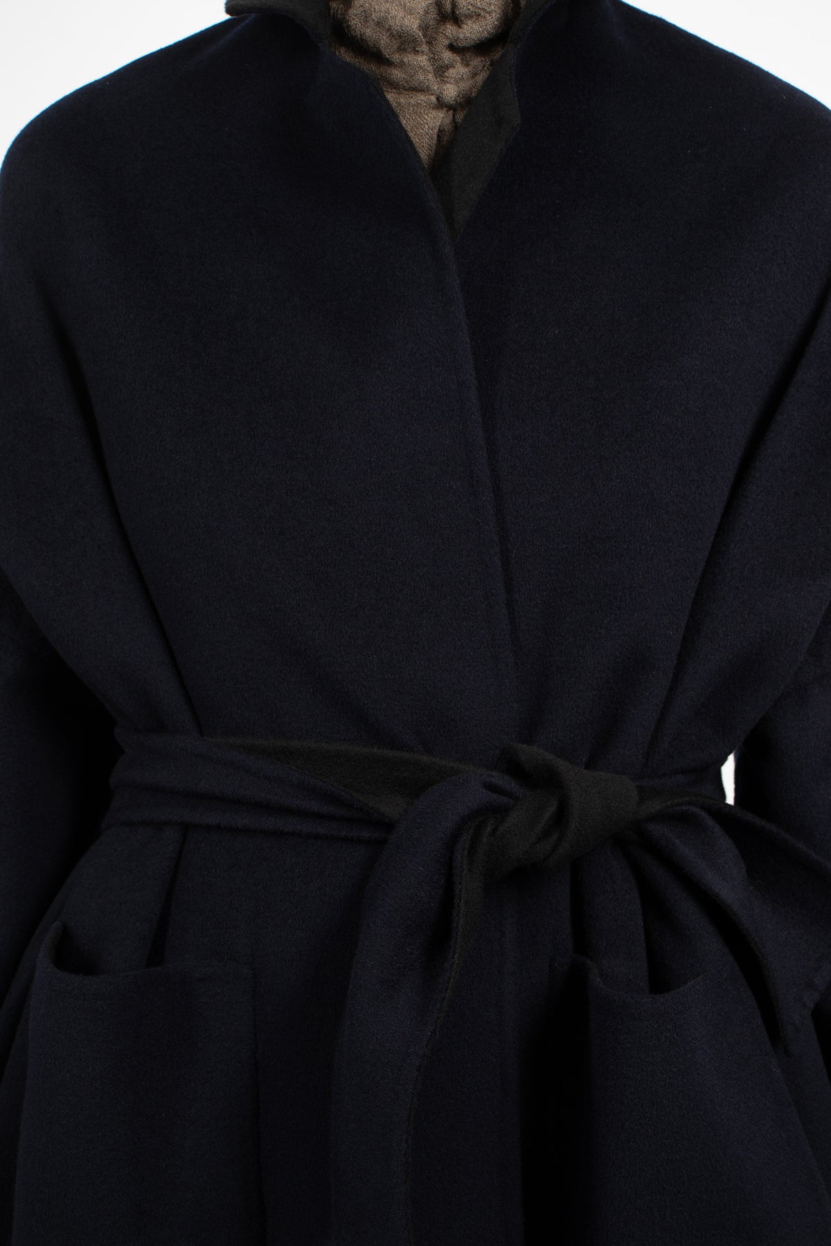 Gladiolus Reversible Long Coat Navy/Black
