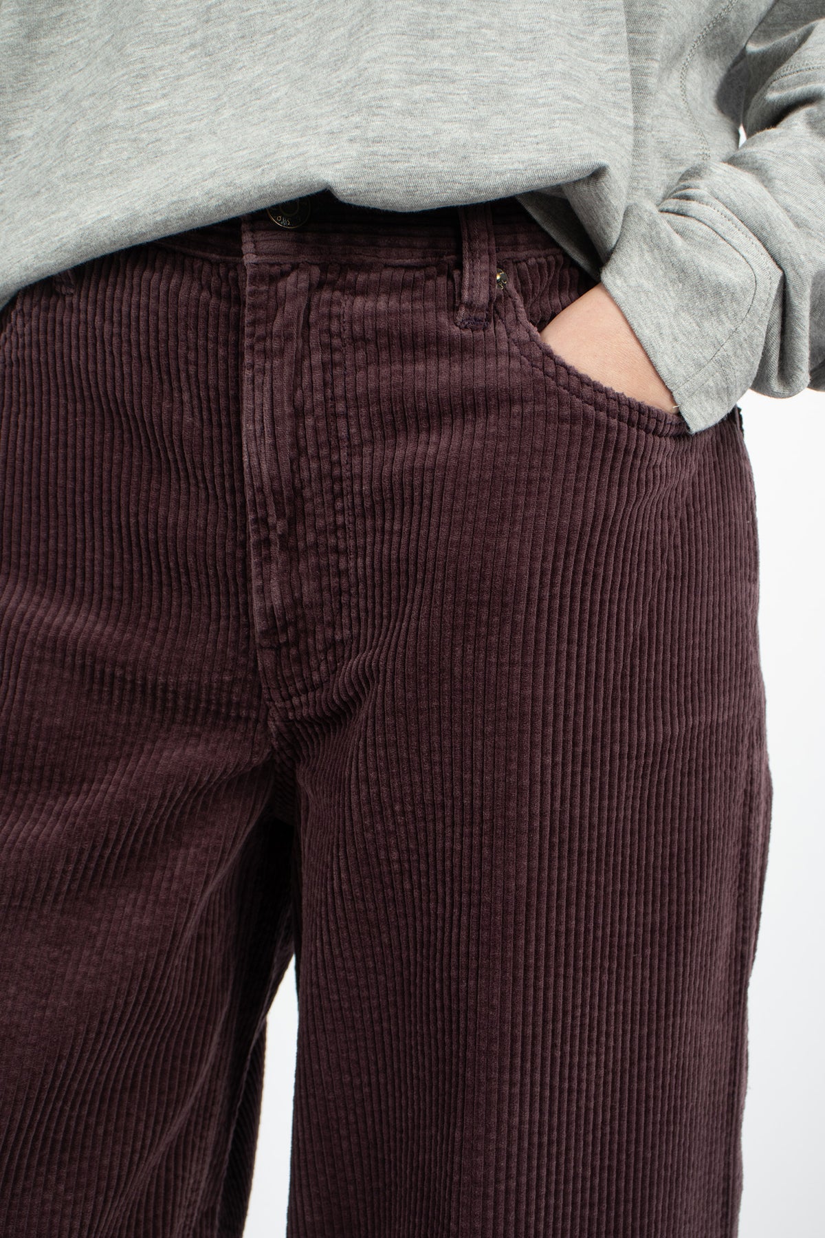Corduroy Roomy Jeans Viola