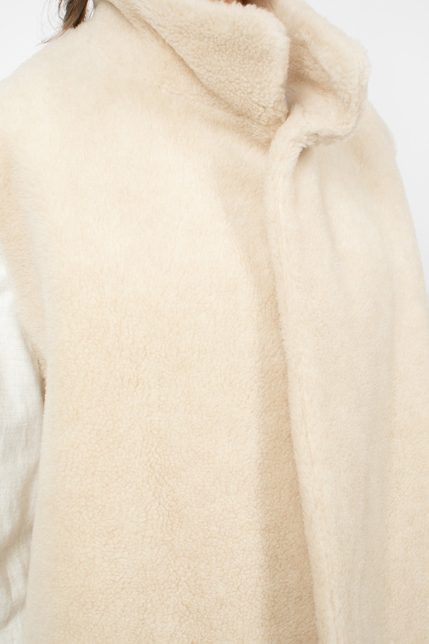 High Neck Over Vest Oatmeal