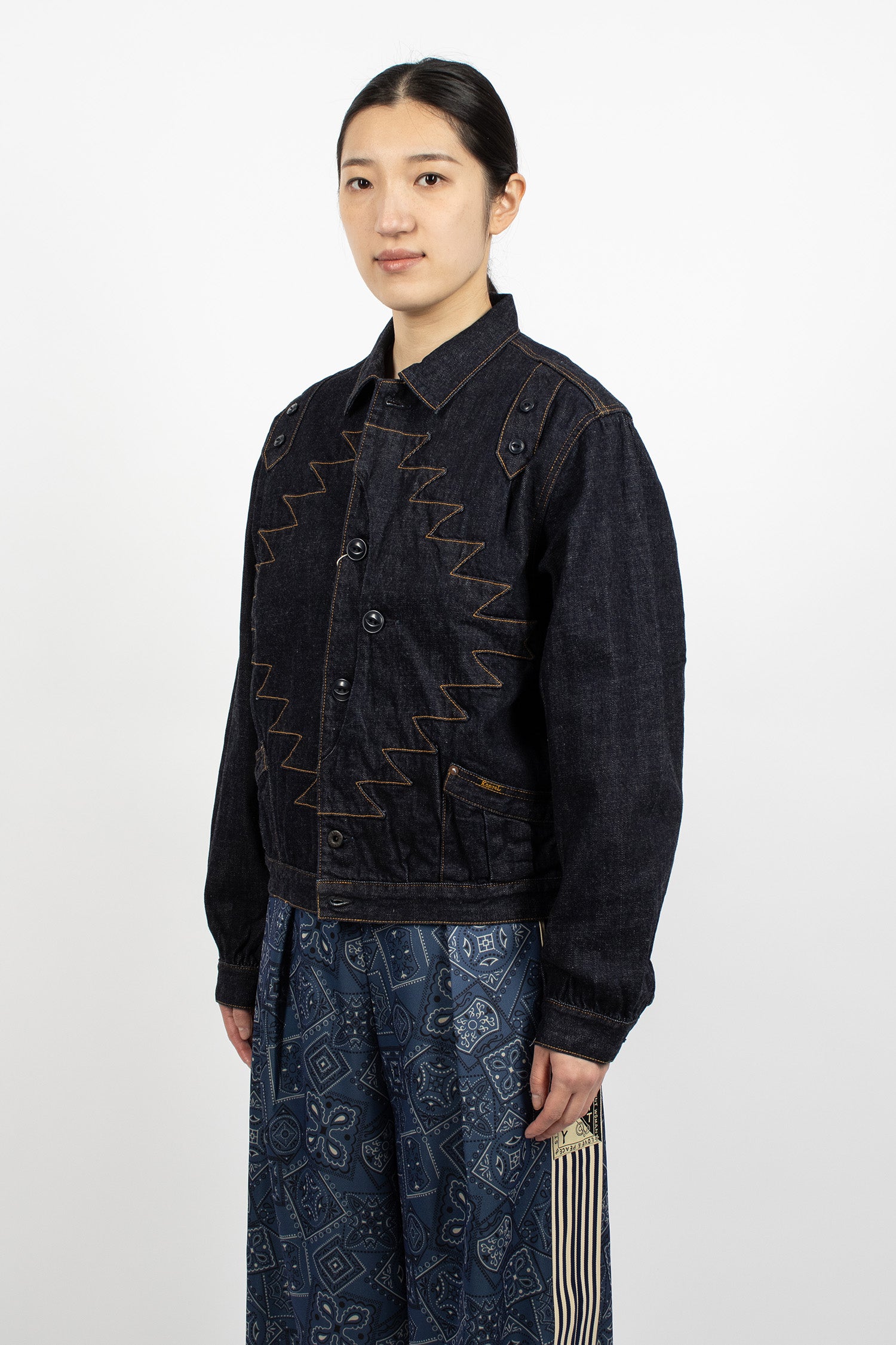 12oz Denim STD Thunderbird Jacket Indigo