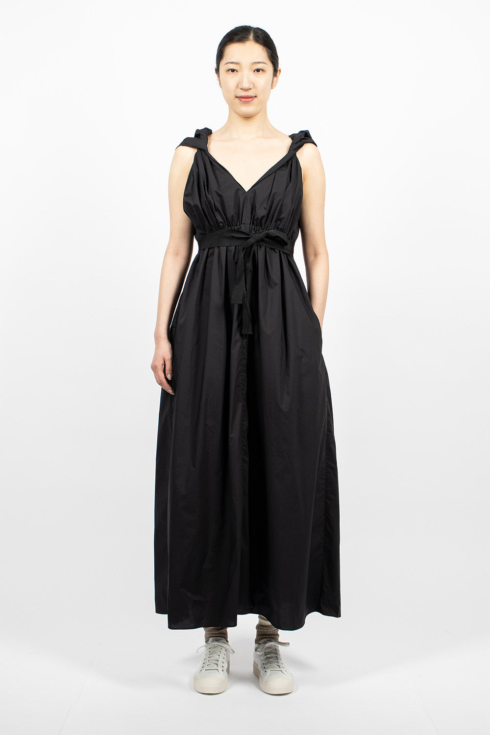 Diabolo Sleeveless Dress Black