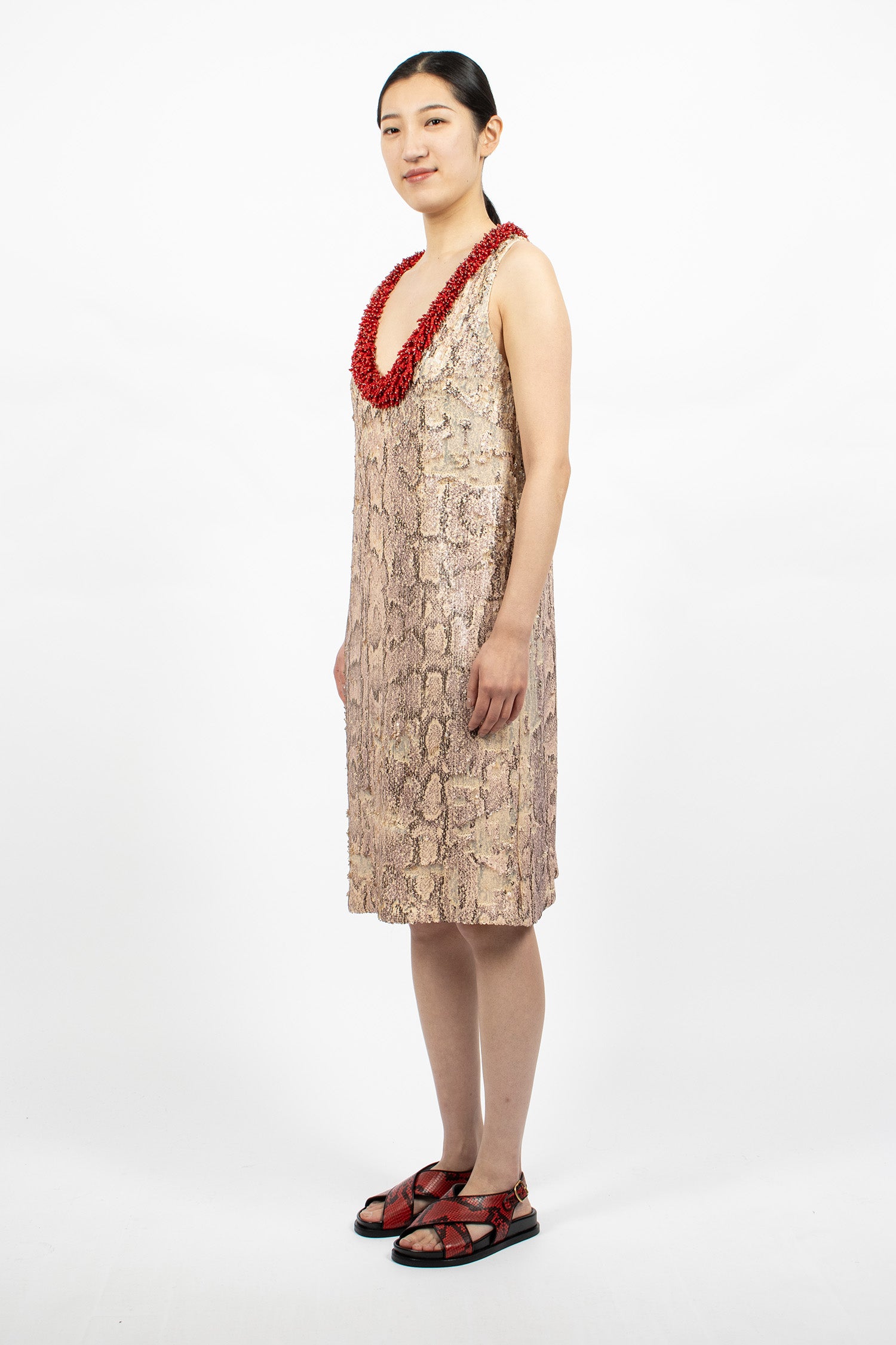 Embellished Dress Lilac