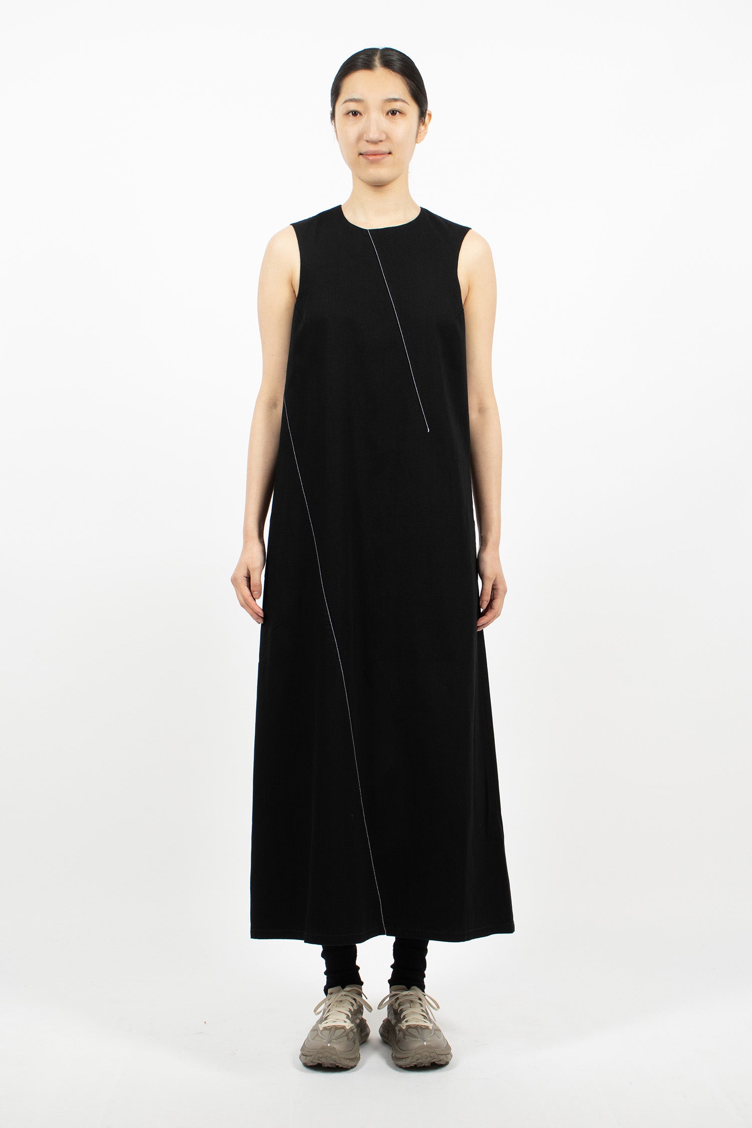 Diagonal Denim Dress Jet