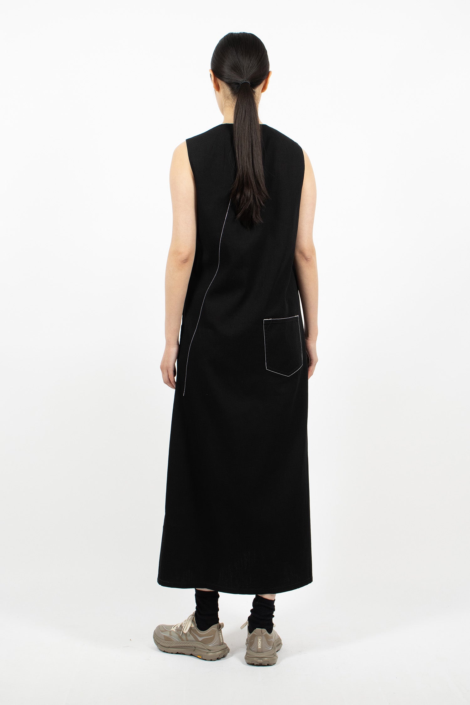 Diagonal Denim Dress Jet