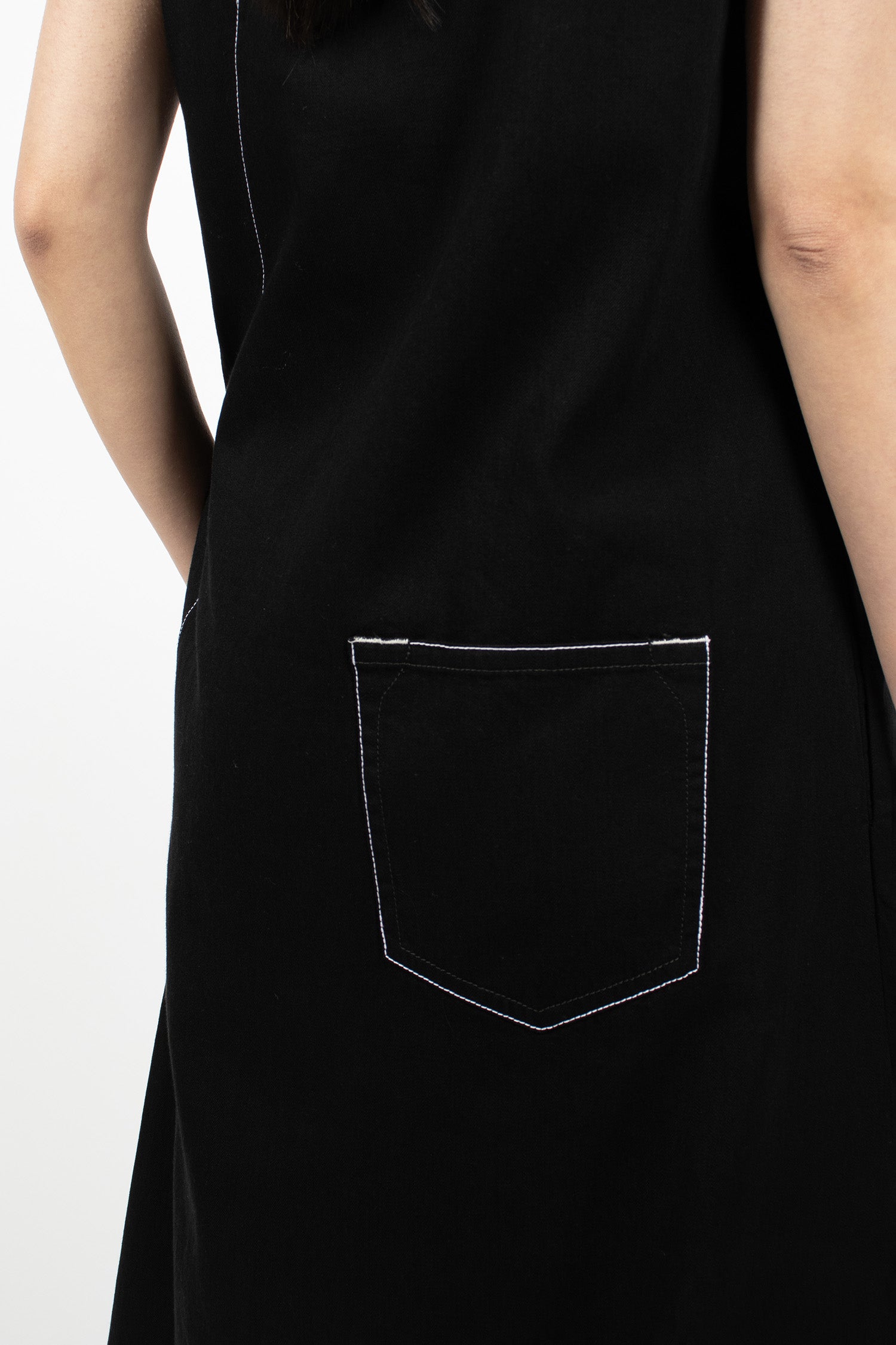 Diagonal Denim Dress Jet