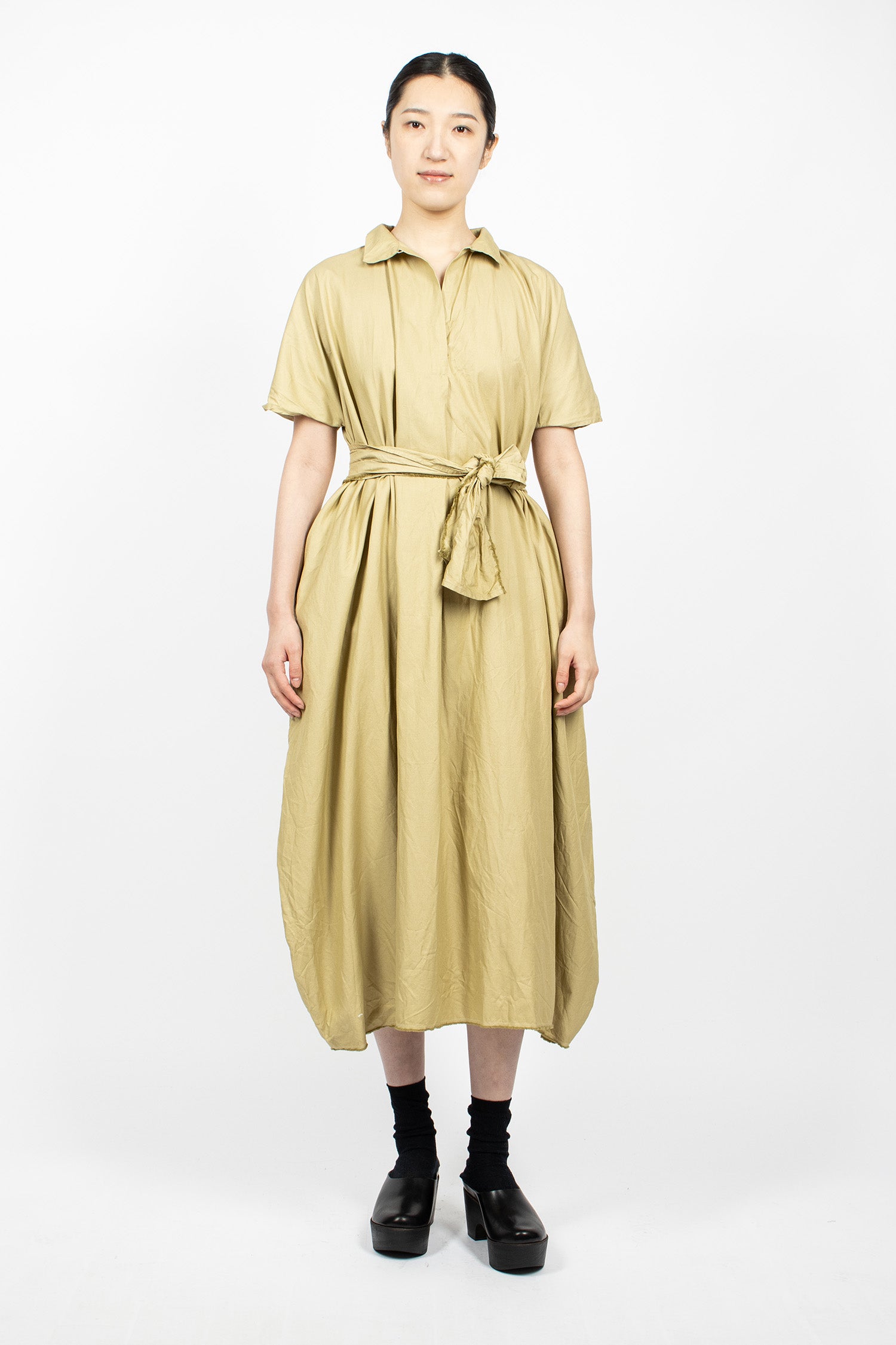 20.07.06 Washed Dress Khaki