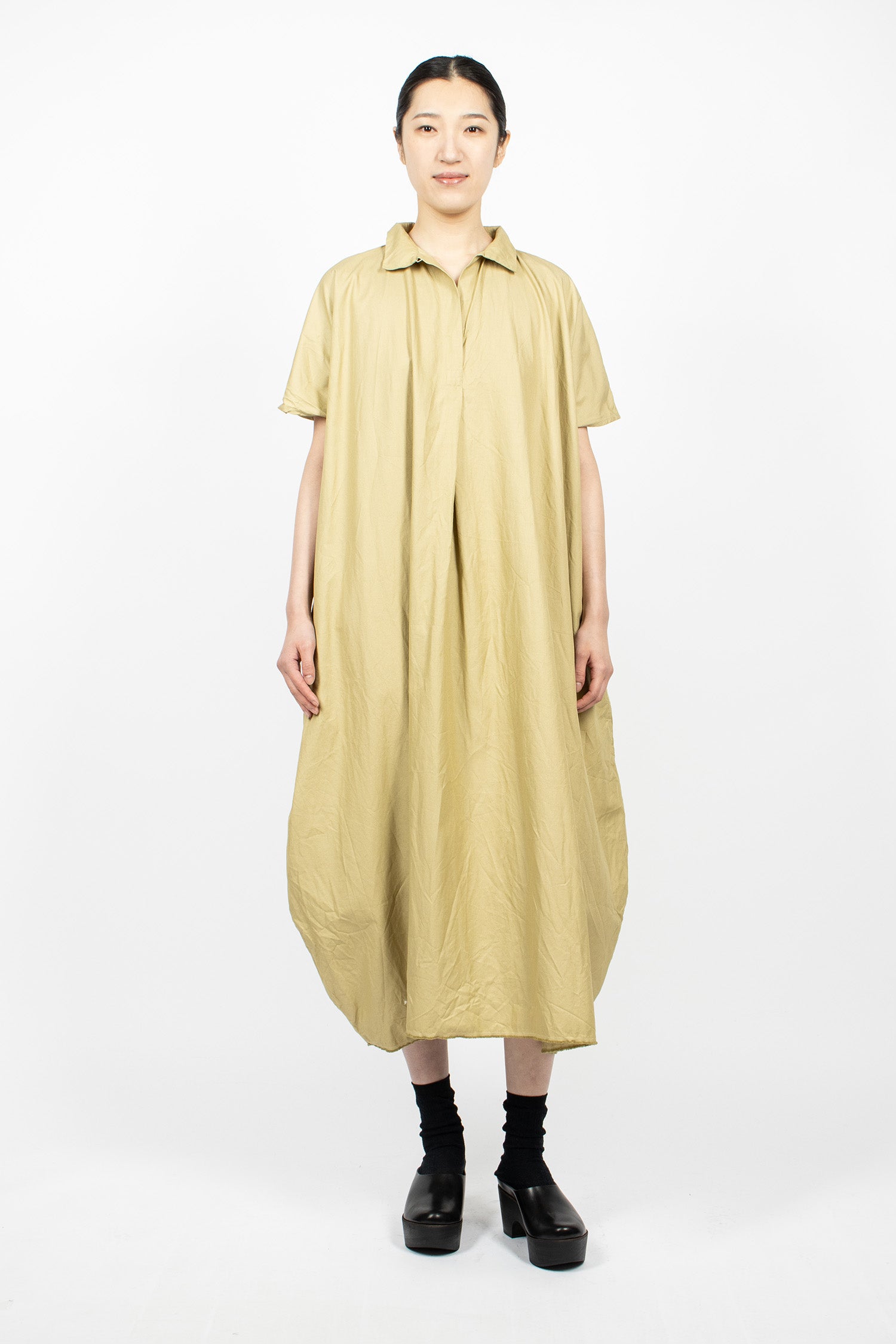 20.07.06 Washed Dress Khaki