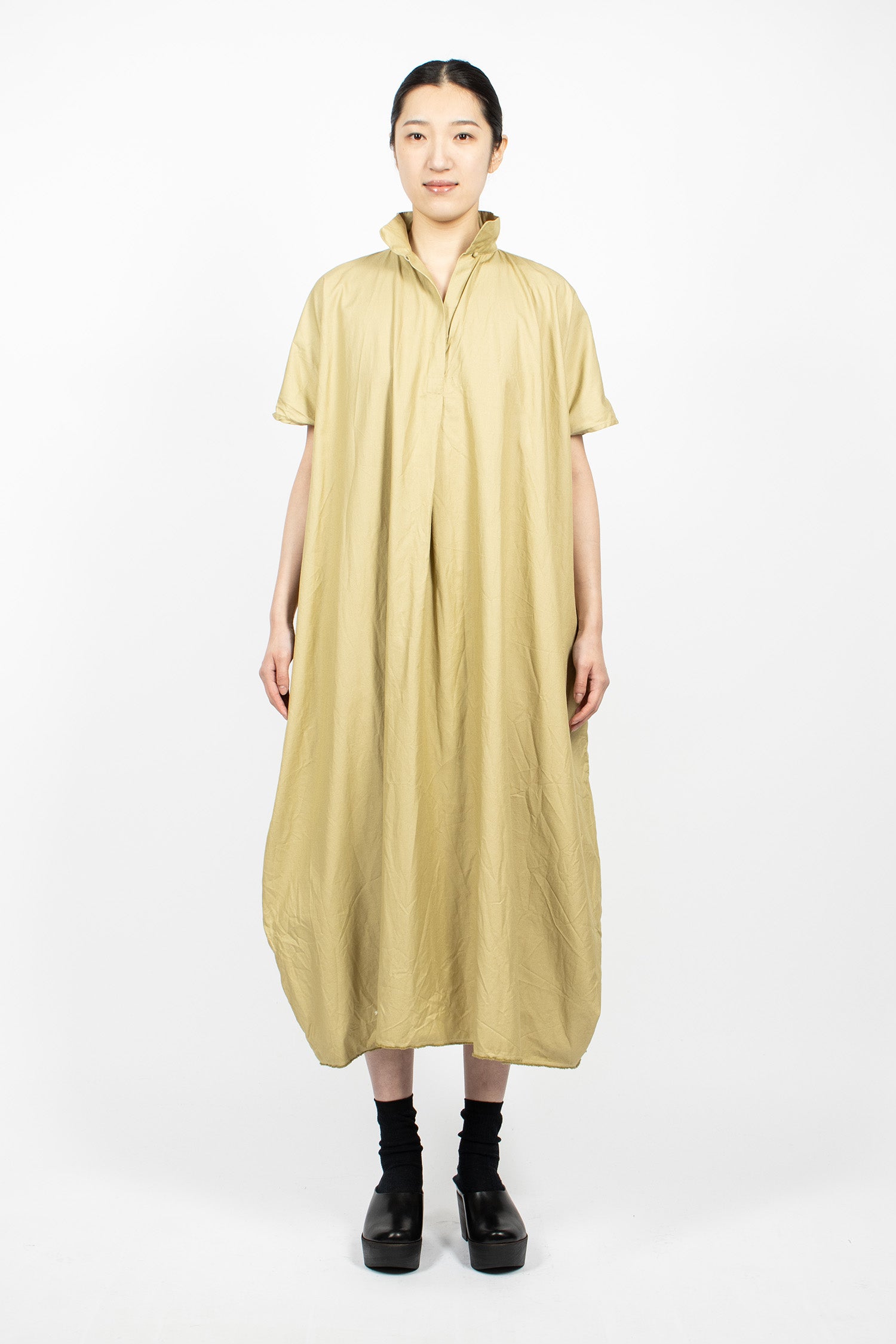 20.07.06 Washed Dress Khaki