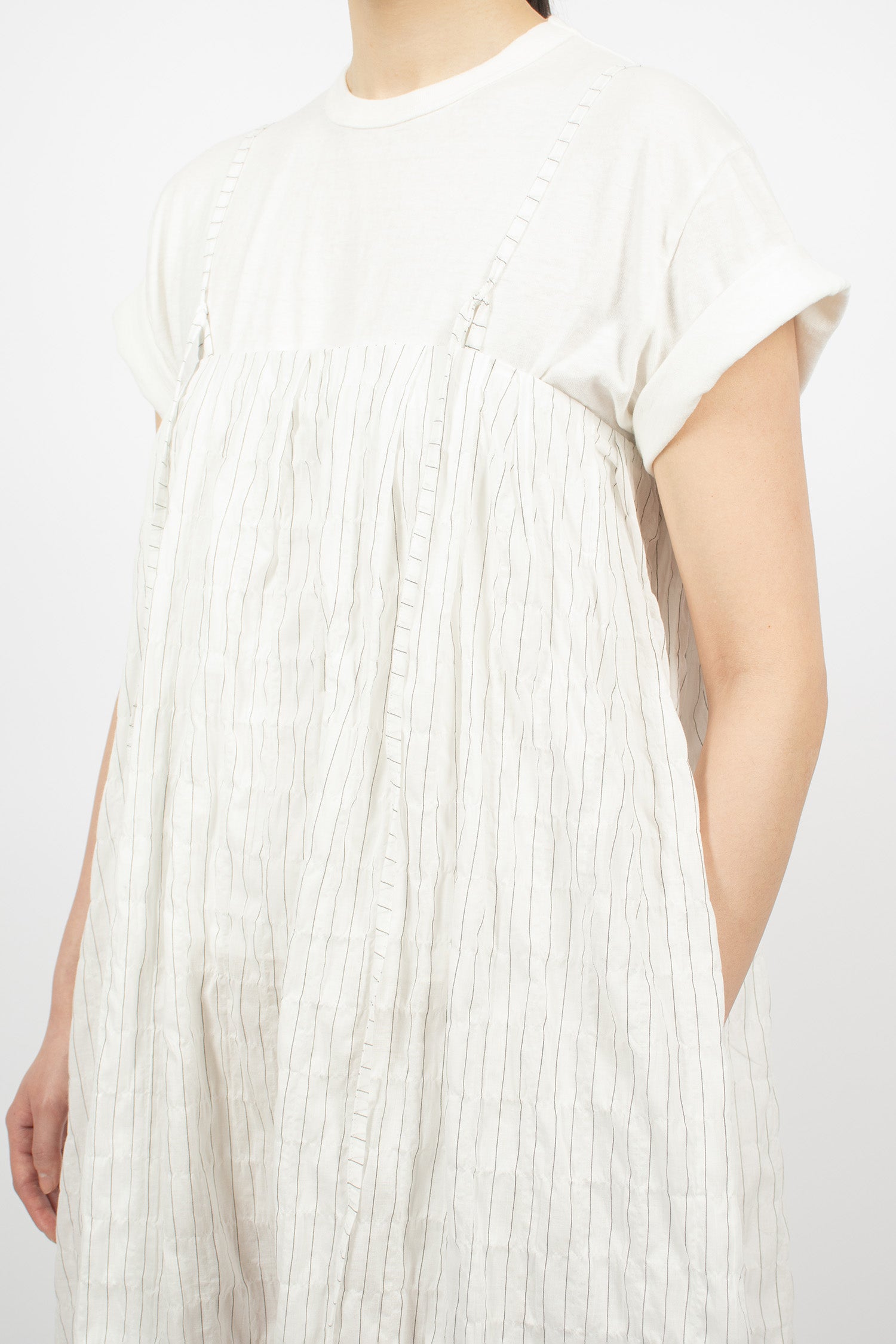 Ito Dress White/Black