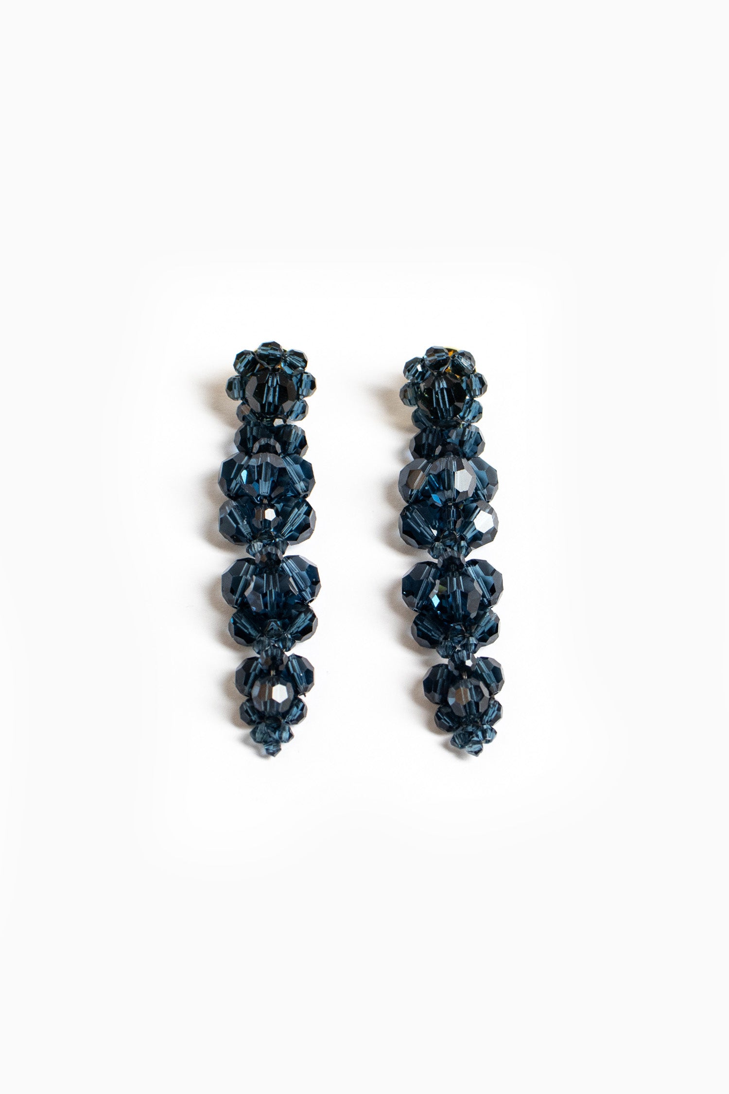 Cluster Drip Earrings Indigo