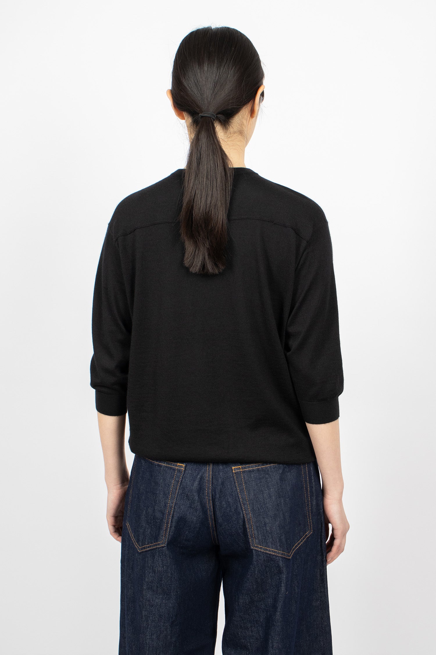 Elbow Crew Knitwear Black