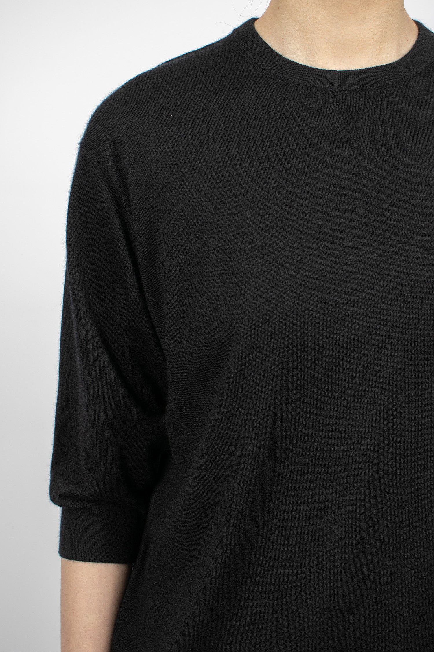 Elbow Crew Knitwear Black