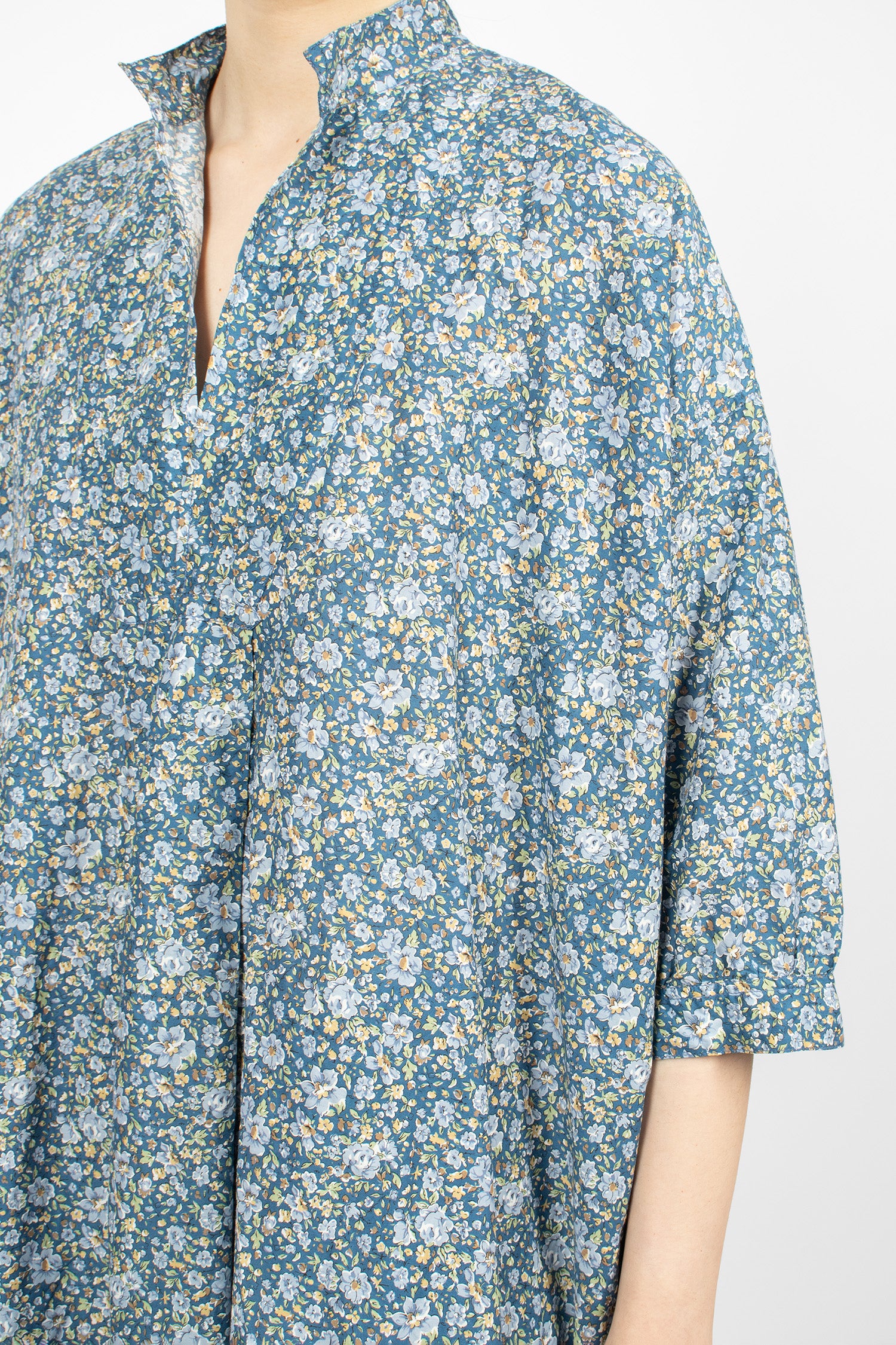 Kora Shirt Liberty Blue Flower 1