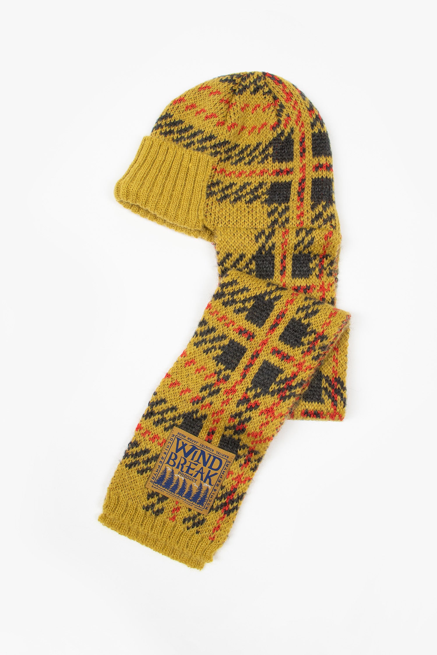 Tartan Check Gale Cap Yellow