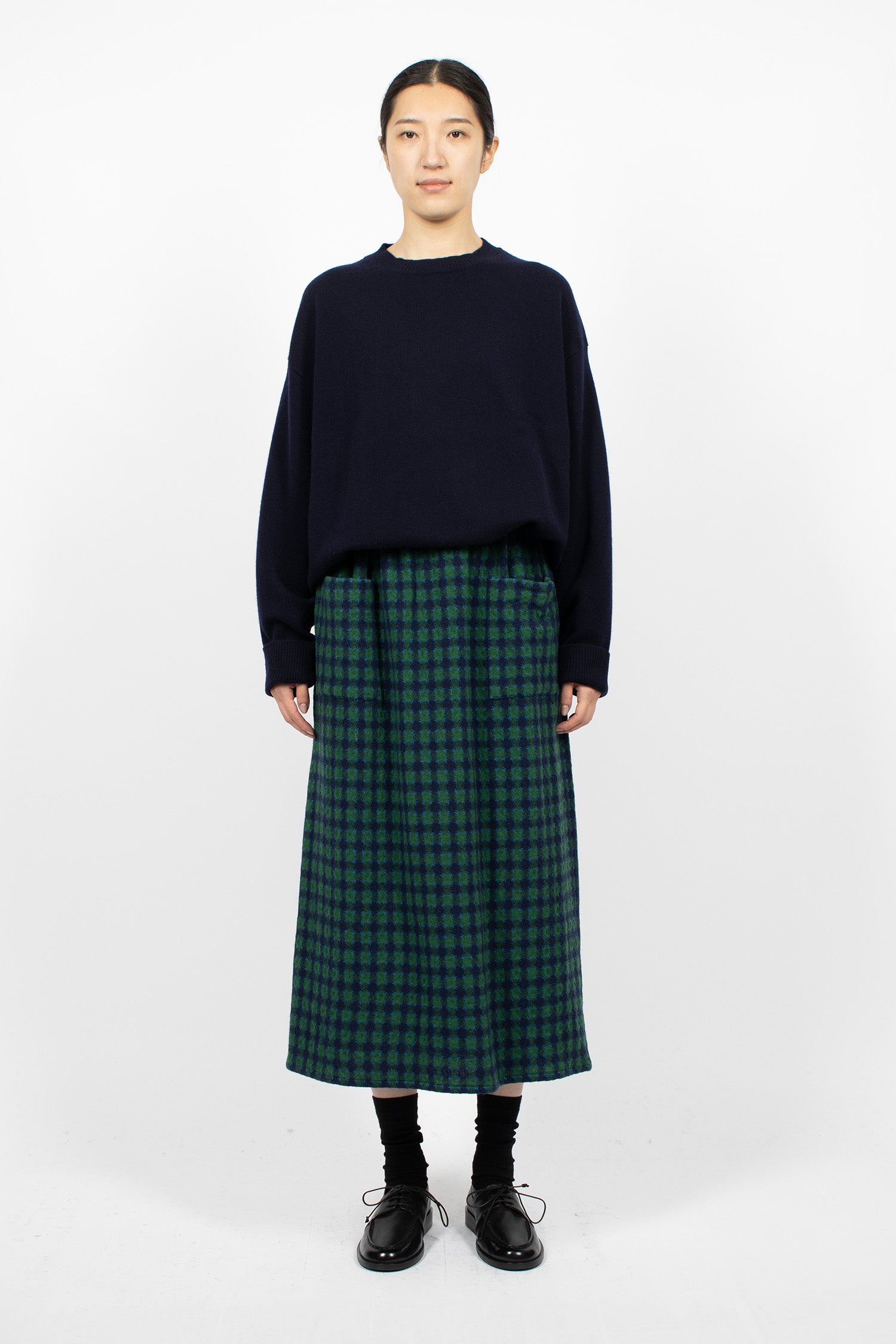 Cooi Skirt Navy Check