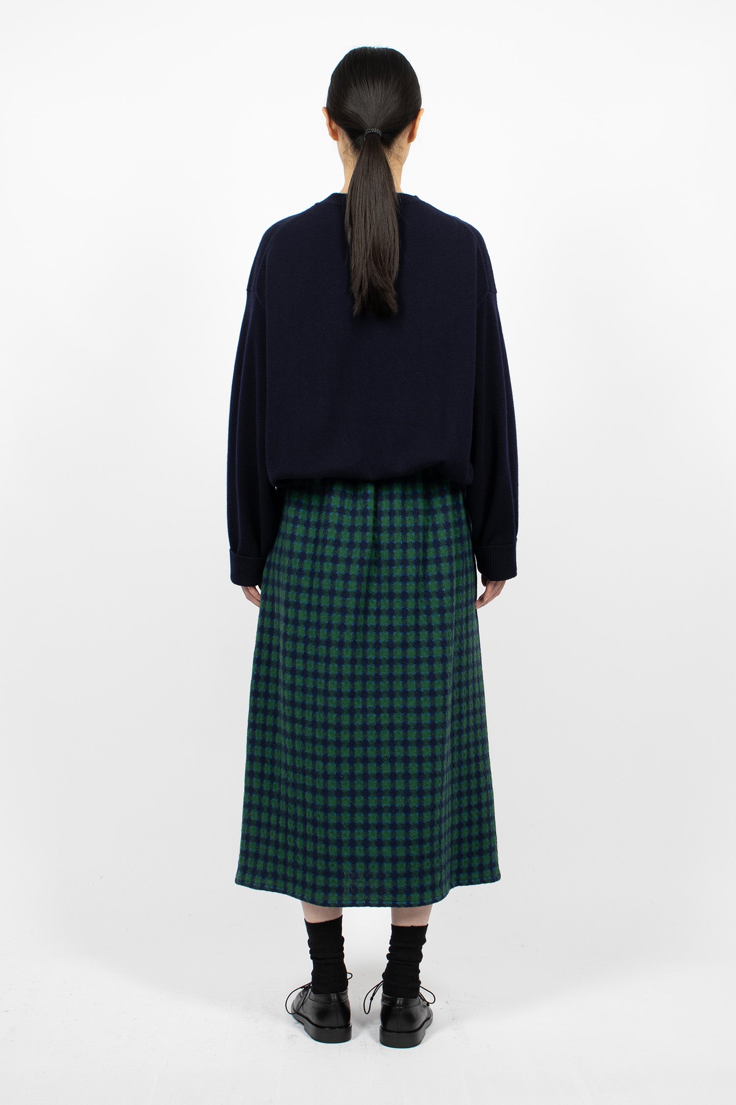 Cooi Skirt Navy Check