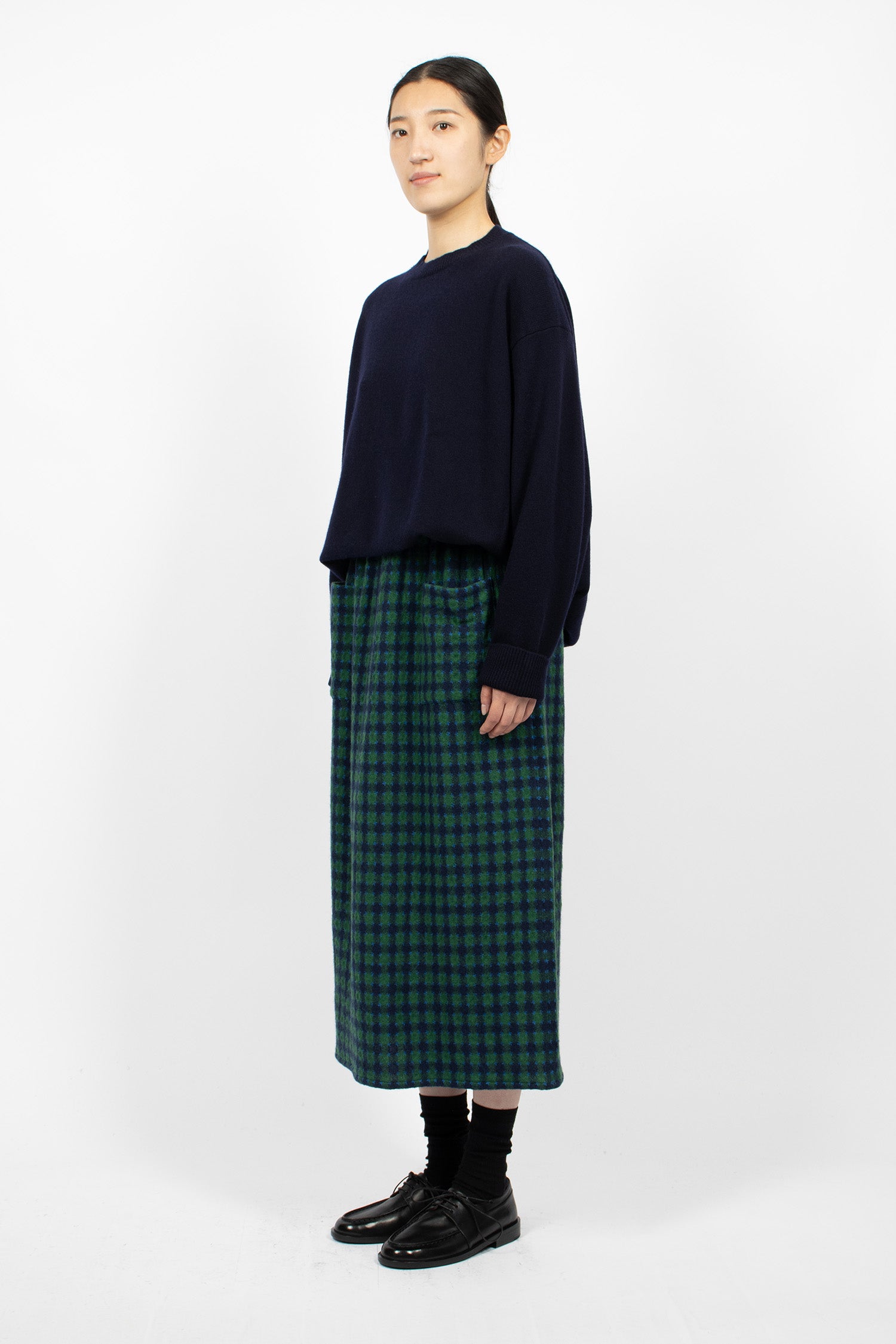 Cooi Skirt Navy Check
