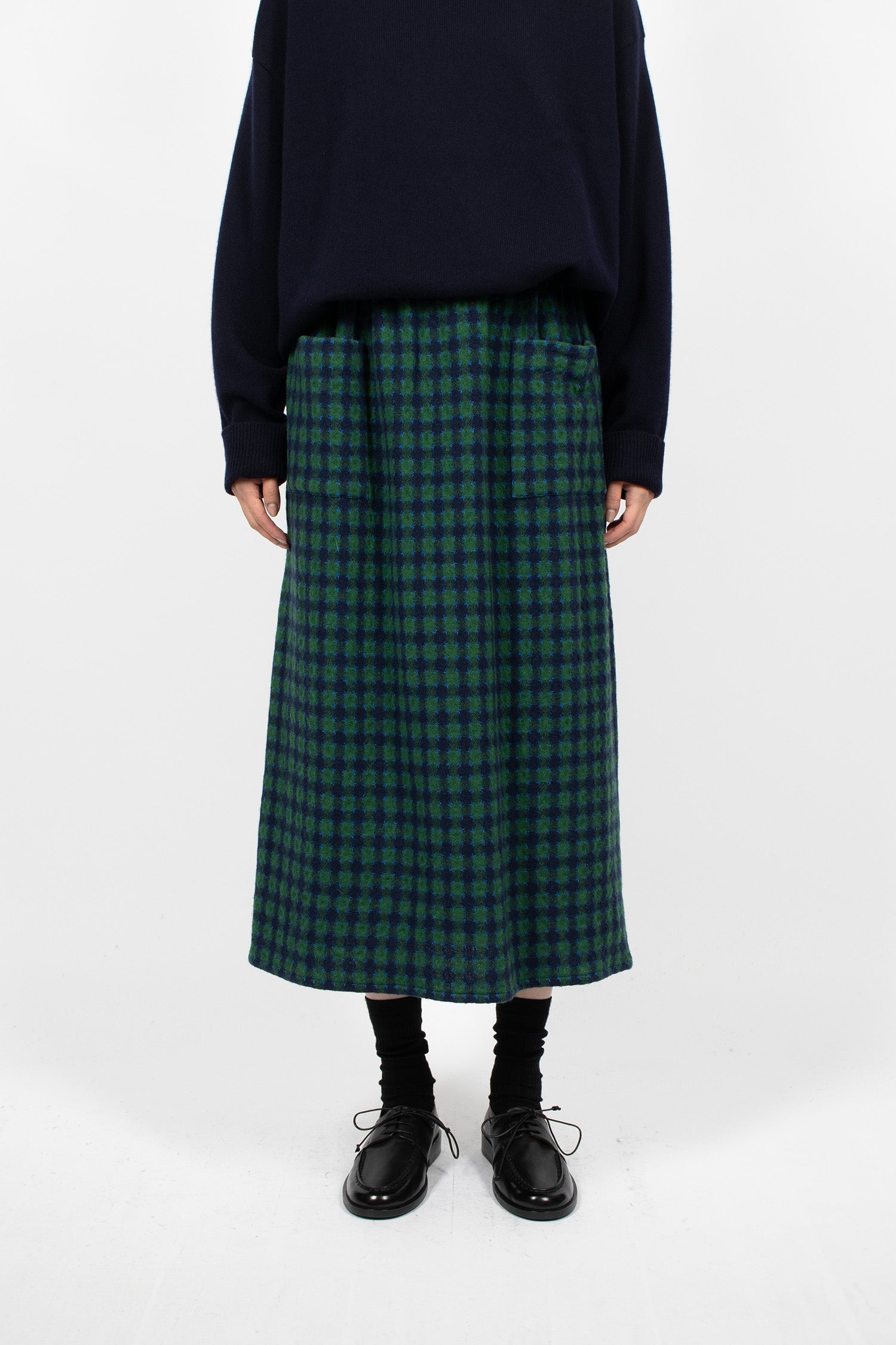 Cooi Skirt Navy Check