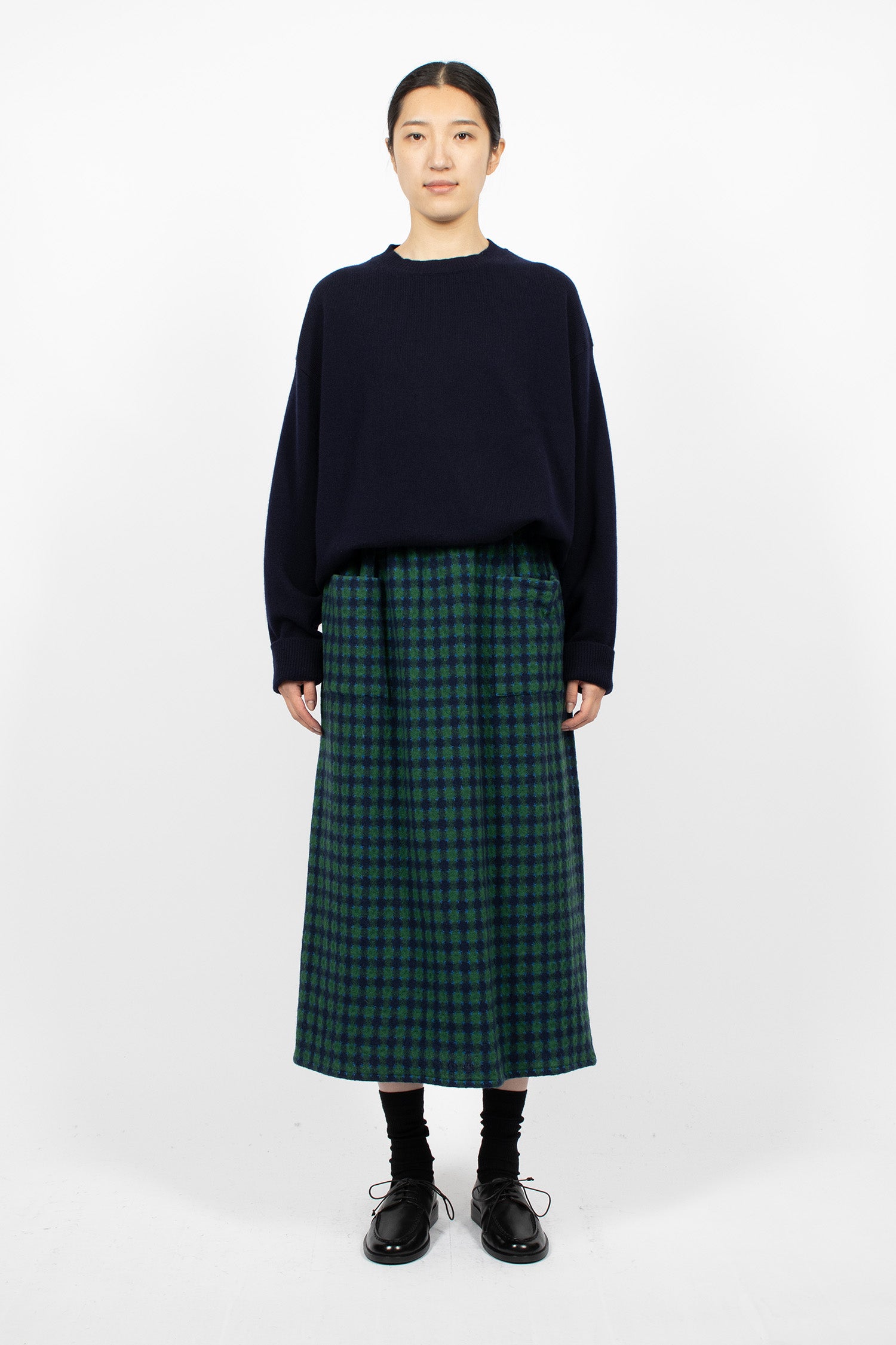 Cooi Skirt Navy Check