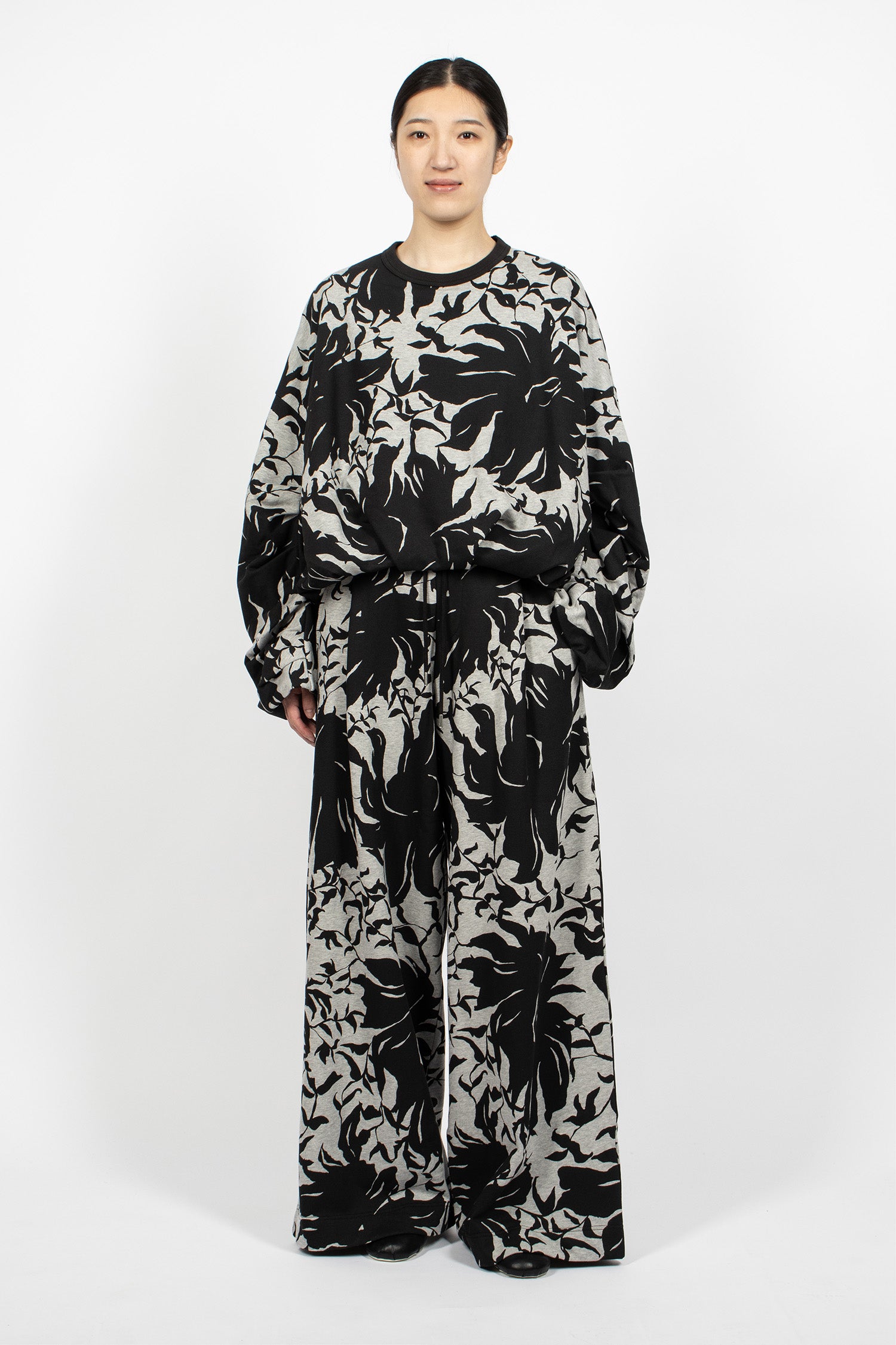 Loose Sweatpants Grey Melange