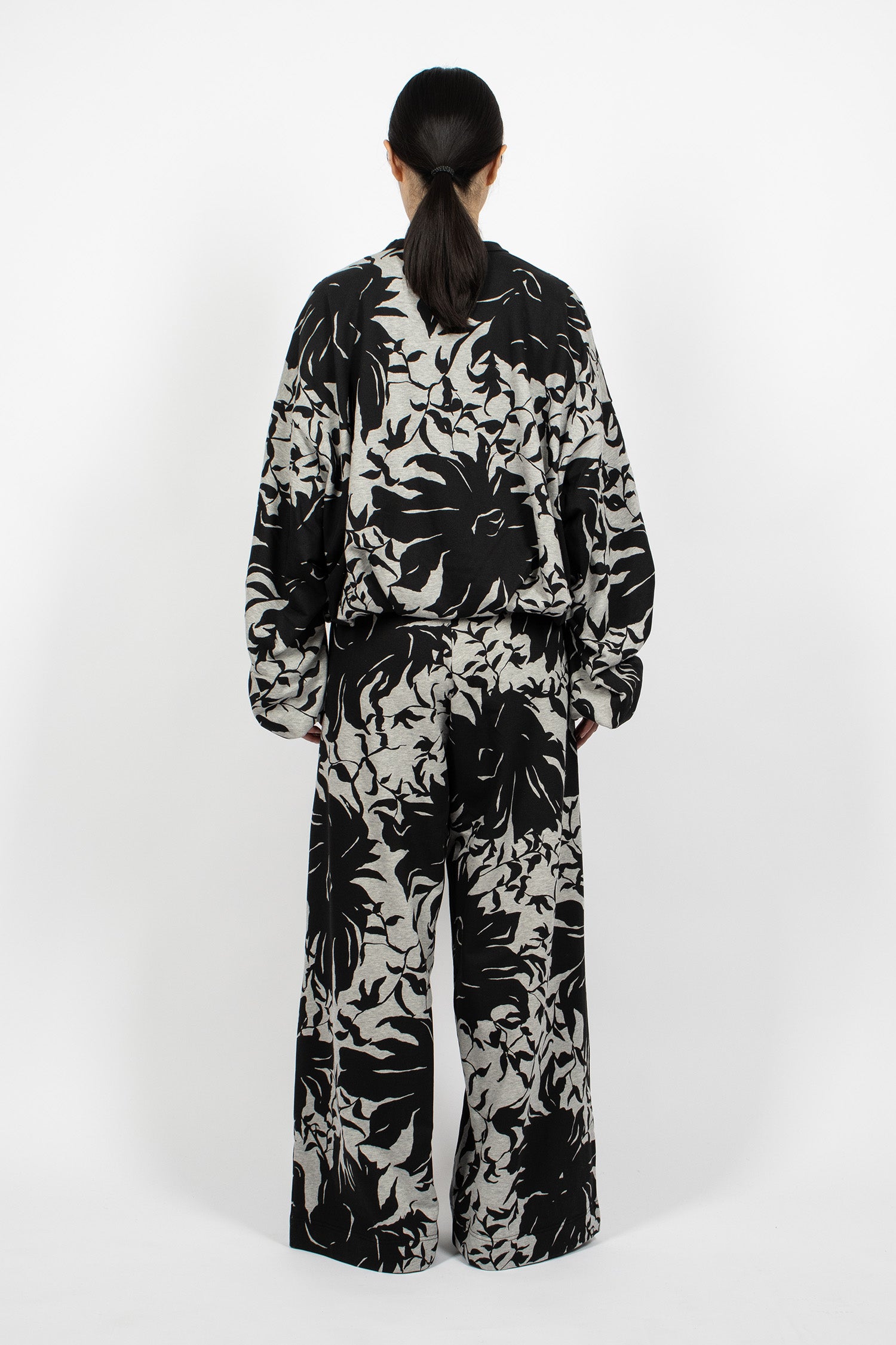 Loose Sweatpants Grey Melange