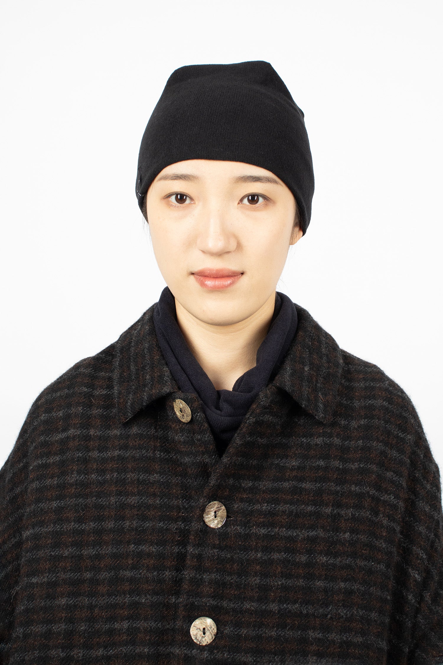 95_41 Knitted Hat JP Black