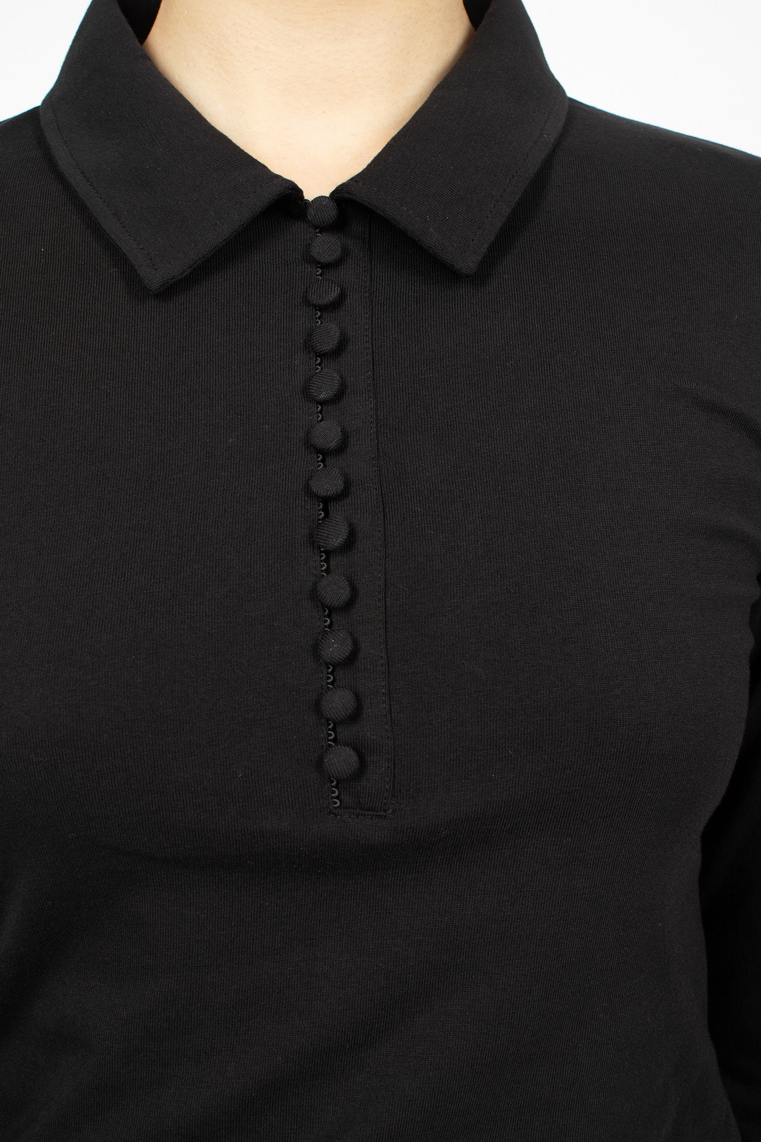 Jersey Polo Shirt Black