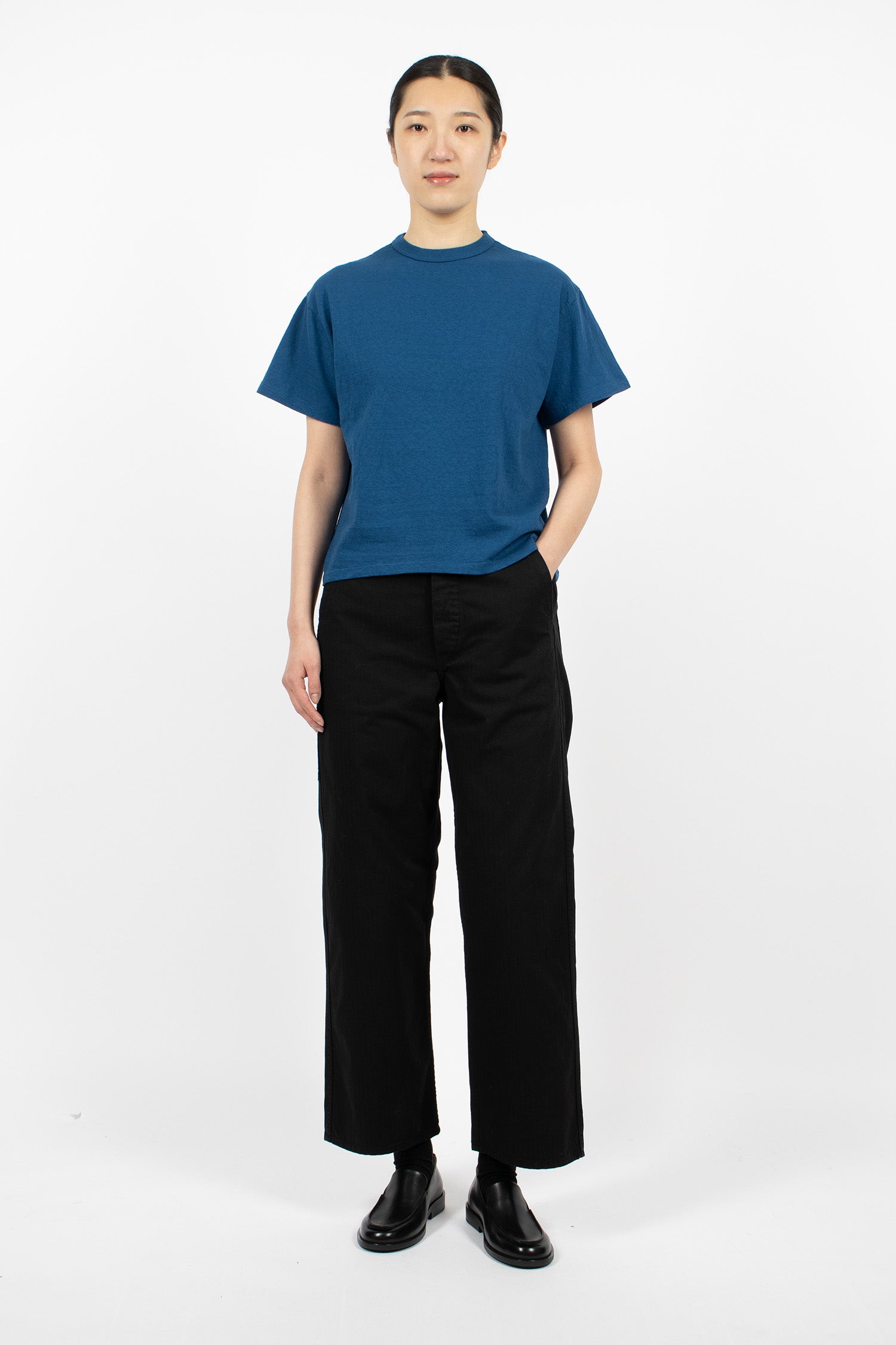 Hi'Aka SS T-Shirt Blue Opal