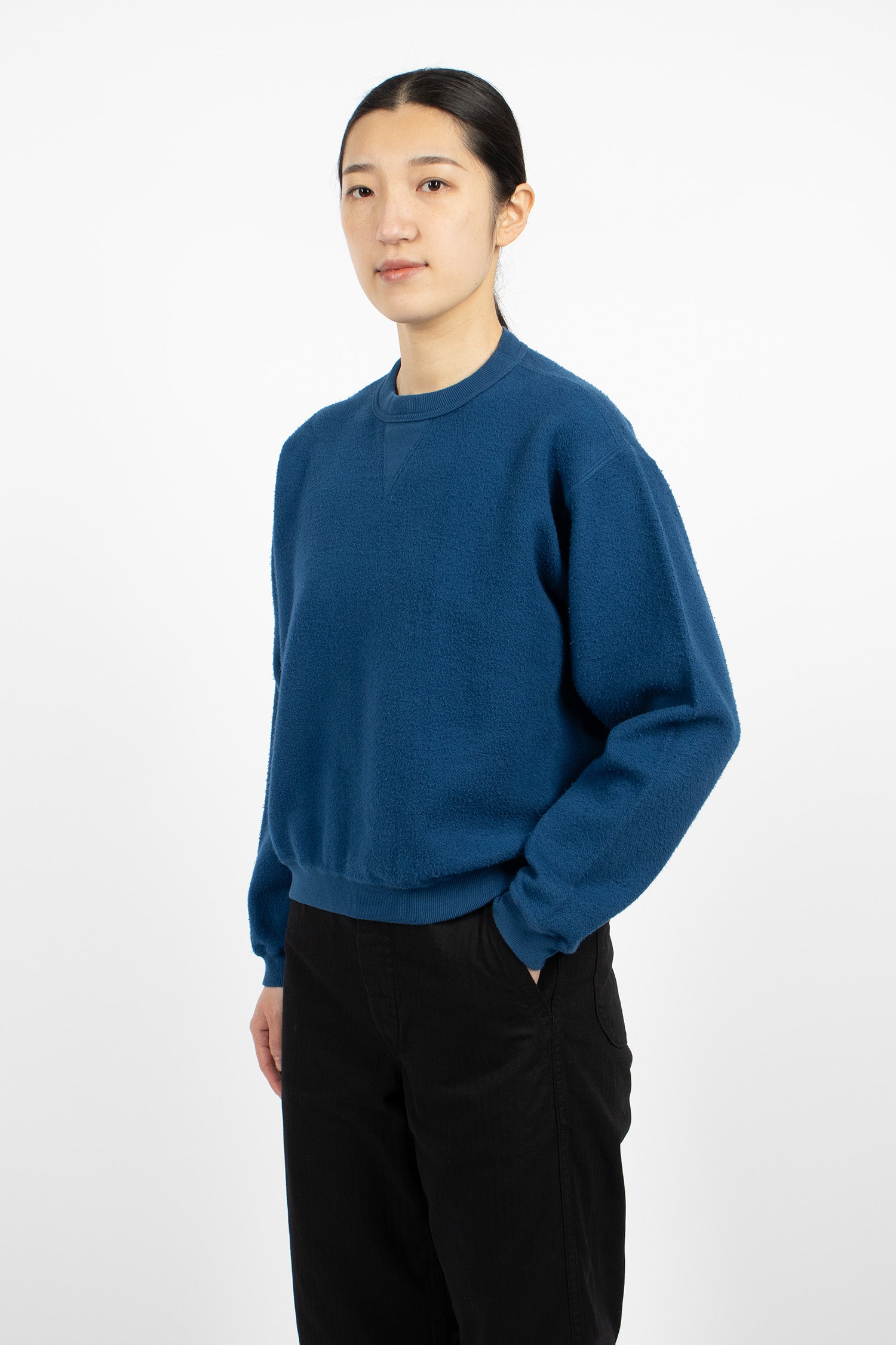 Hina L2 Crew Neck Sweatshirt Blue Opal