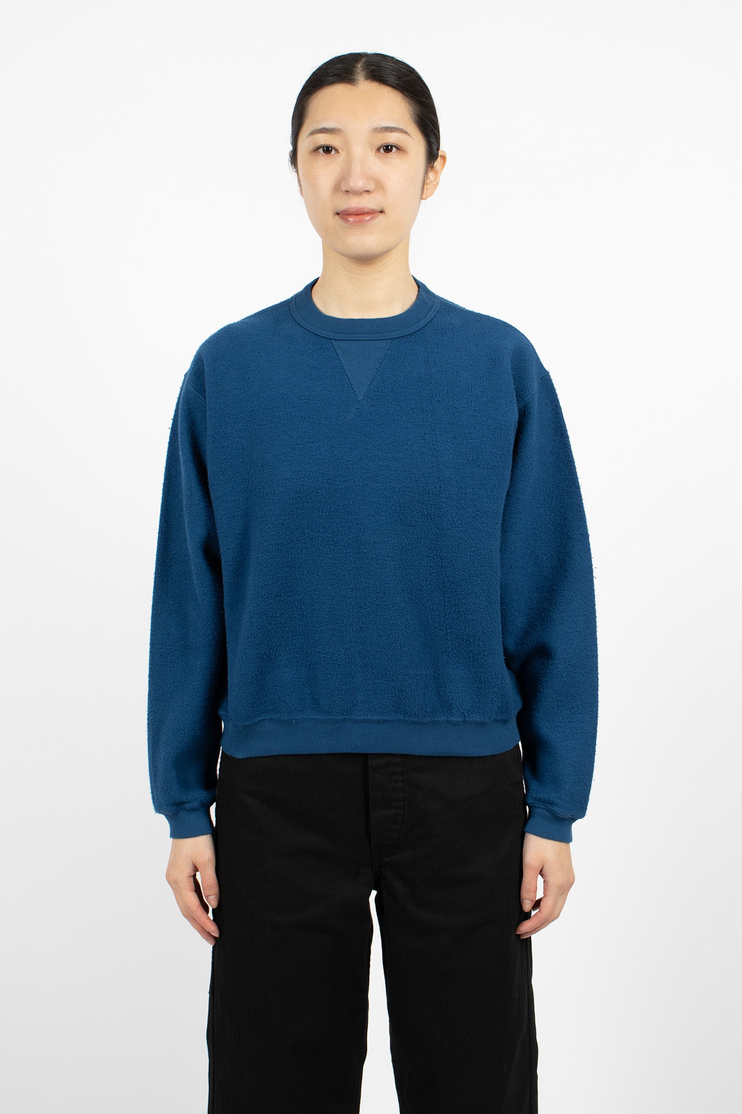 Hina L2 Crew Neck Sweatshirt Blue Opal